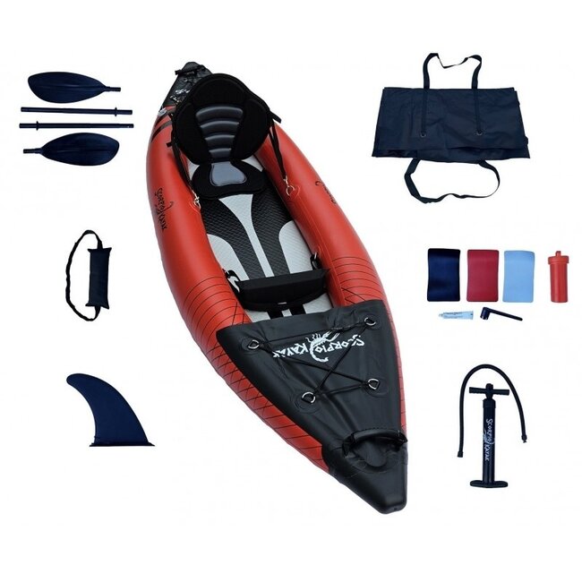 Scorpio Kayak Hybrid 285, dropstitch bodem