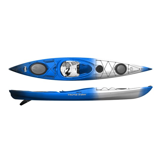 Wave Sport Hydra 125 LV Touring Luxe, 3 dekluiken, scheg