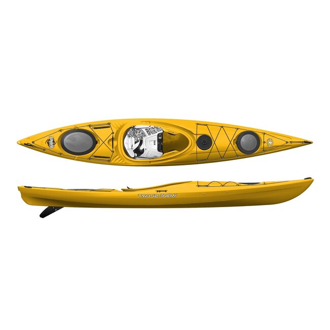 Wave Sport Hydra 125 LV Touring Luxe, 3 dekluiken, scheg