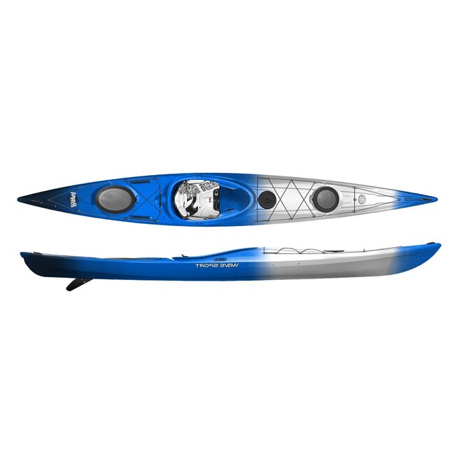 Wave Sport Hydra 145 Touring Luxe, 3 dekluiken, scheg