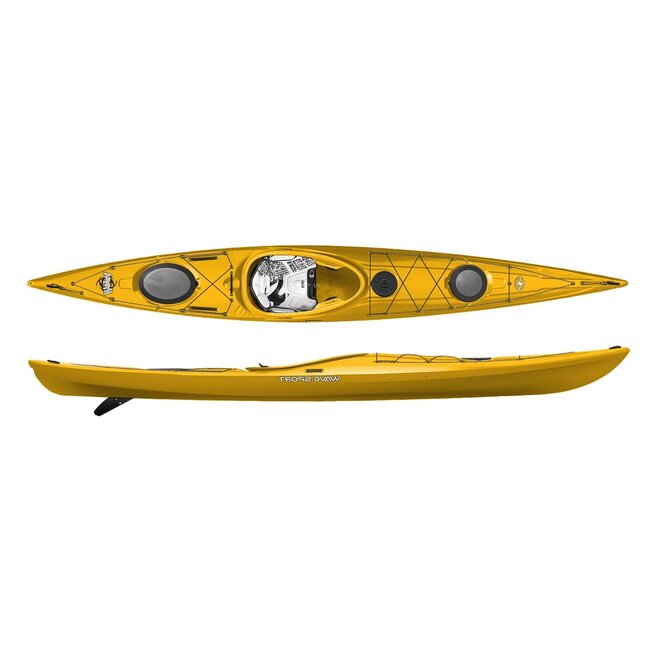 Wave Sport Hydra 145 Touring Luxe, 3 dekluiken, scheg