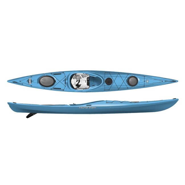 Wave Sport Hydra 145 Touring Luxe, 3 dekluiken, scheg