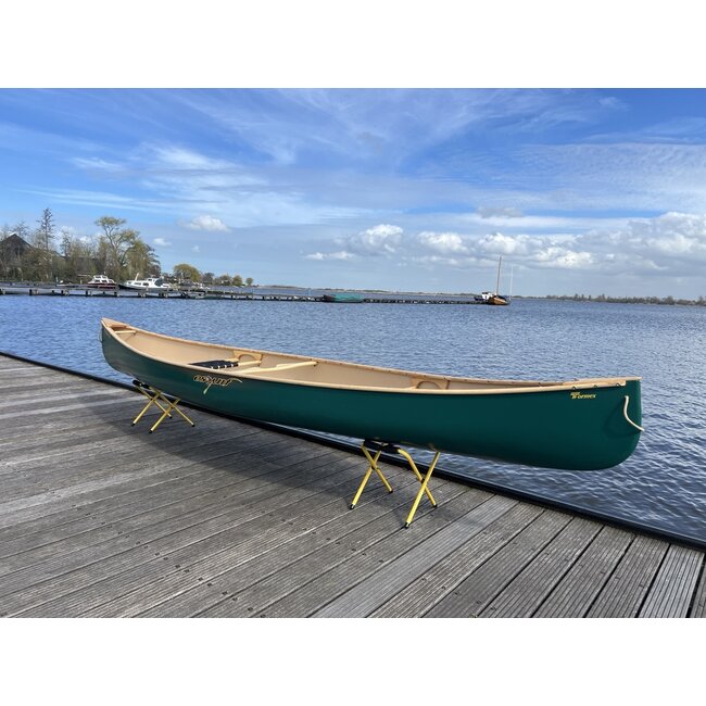 Esquif Huron 15 houten rand, 2 banken (Kanokoopje)