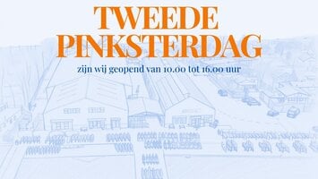 Tweede Pinksterdag vanaf 10 uur geopend!