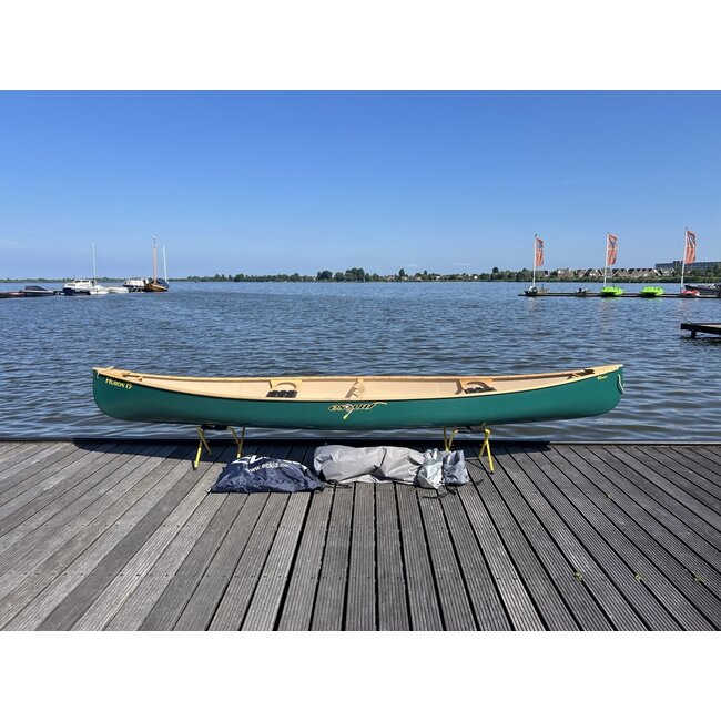 Esquif Huron 15 houten rand, 2 banken (Kanokoopje)