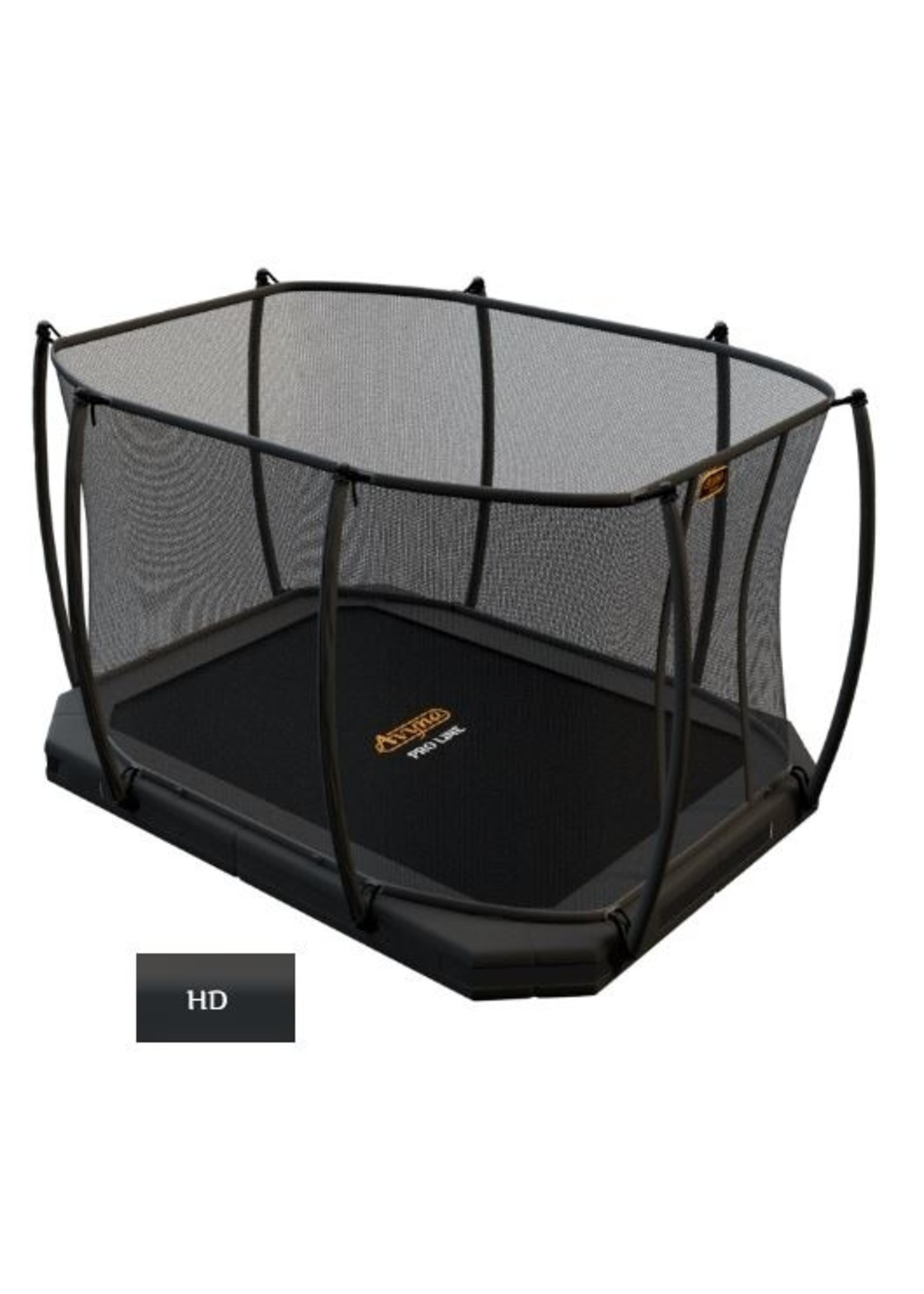 Avyna Pro-Line Trampoline 213 HD Plus + Net boven grijs | Avyna