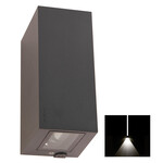 Franssen Franssen Gevelarmatuur up/down light rechthoek 2x 4w