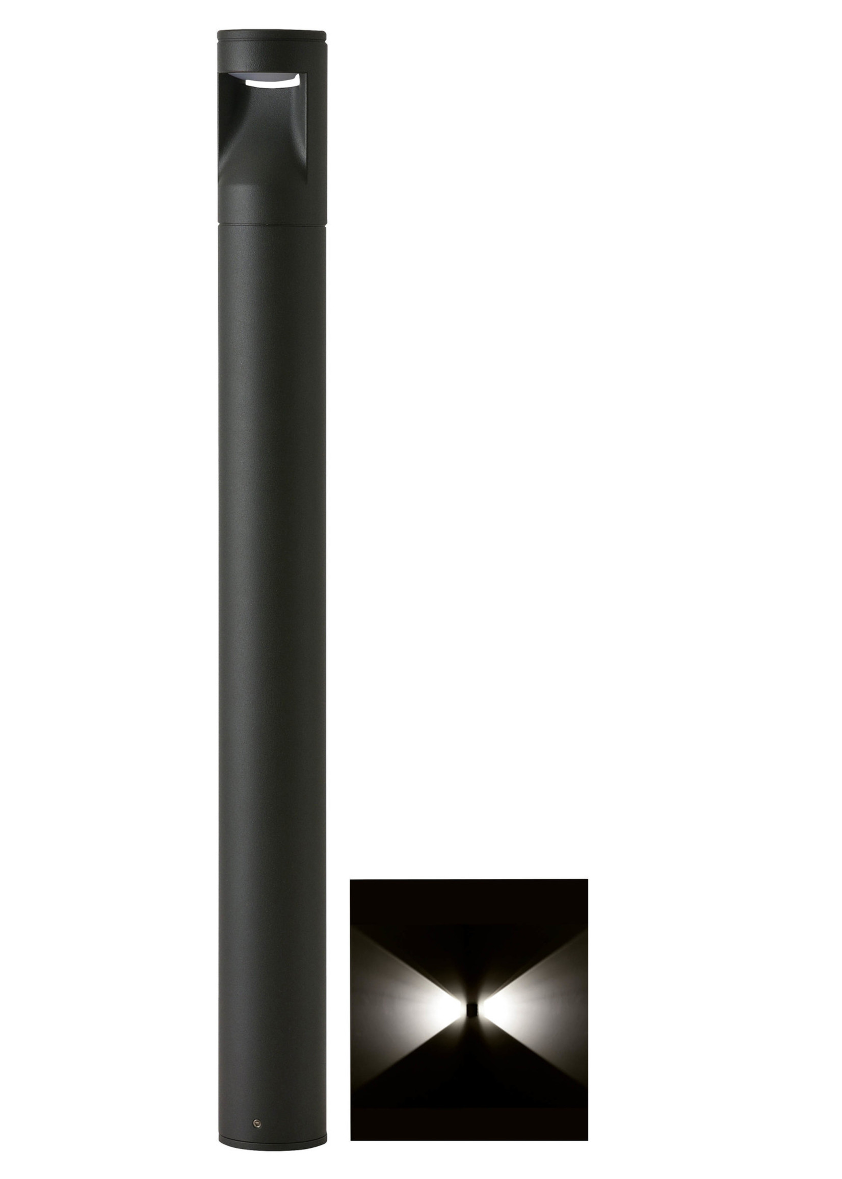 Franssen Franssen staande lamp Lako 60 cm antraciet