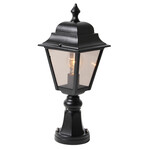 Franssen Franssen sokkellamp Quadrana 2 48cm Zwart