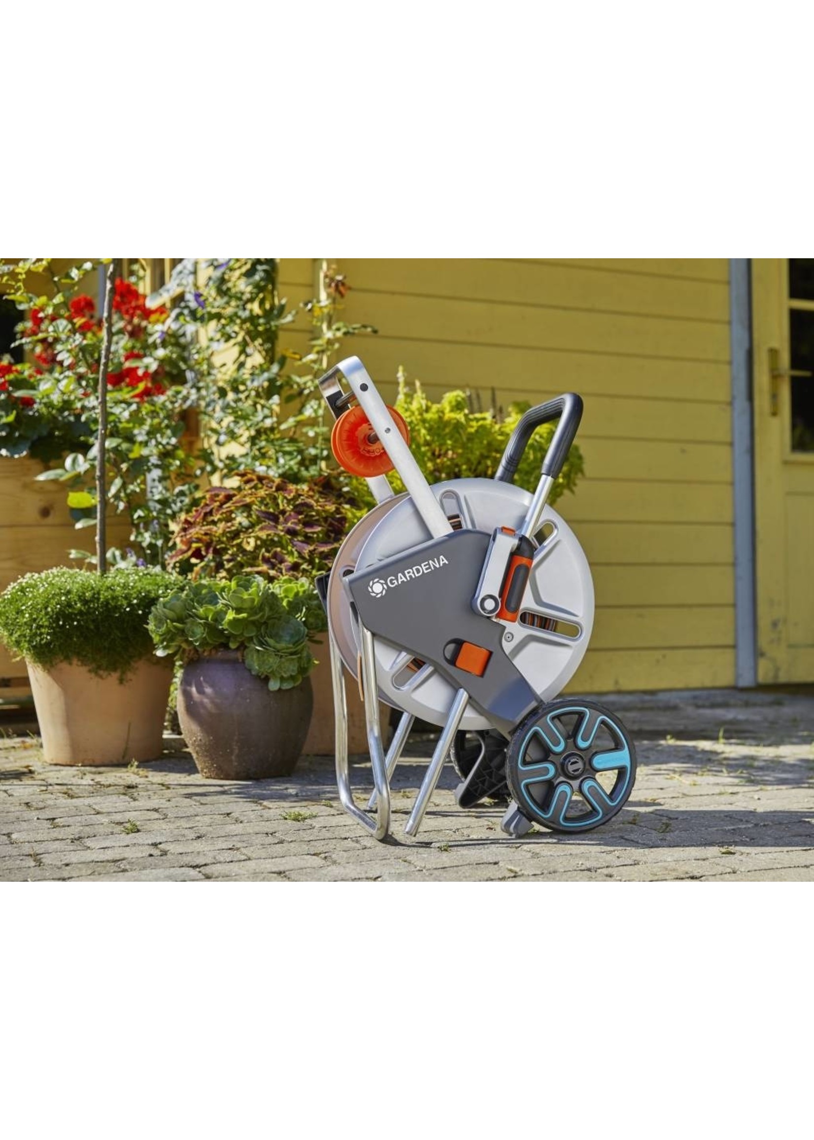 Gardena Gardena Slangenwagen AquaRoll M Easy Metal Set