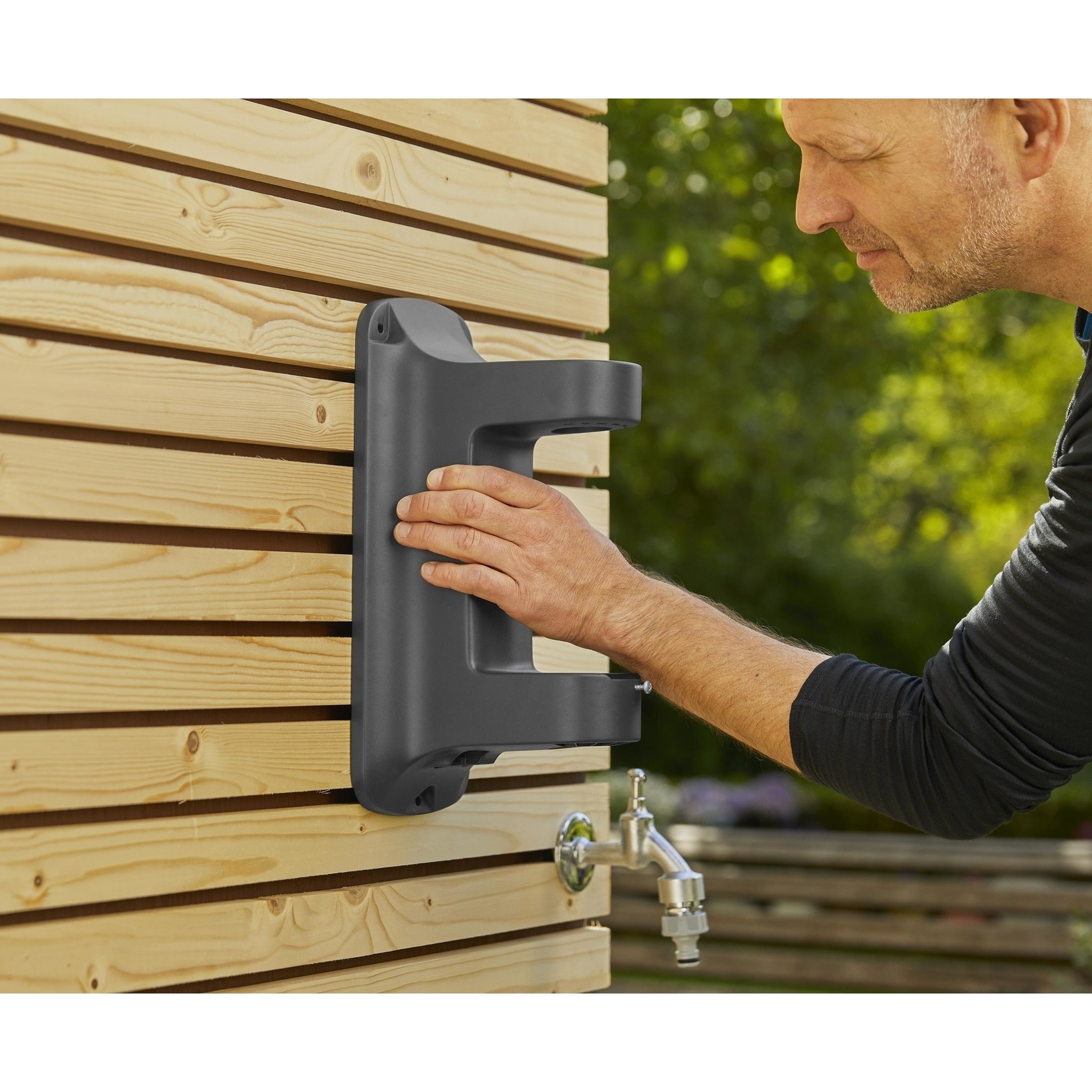 Gardena Gardena Wandslangenbox 25 RollUp M/L wit