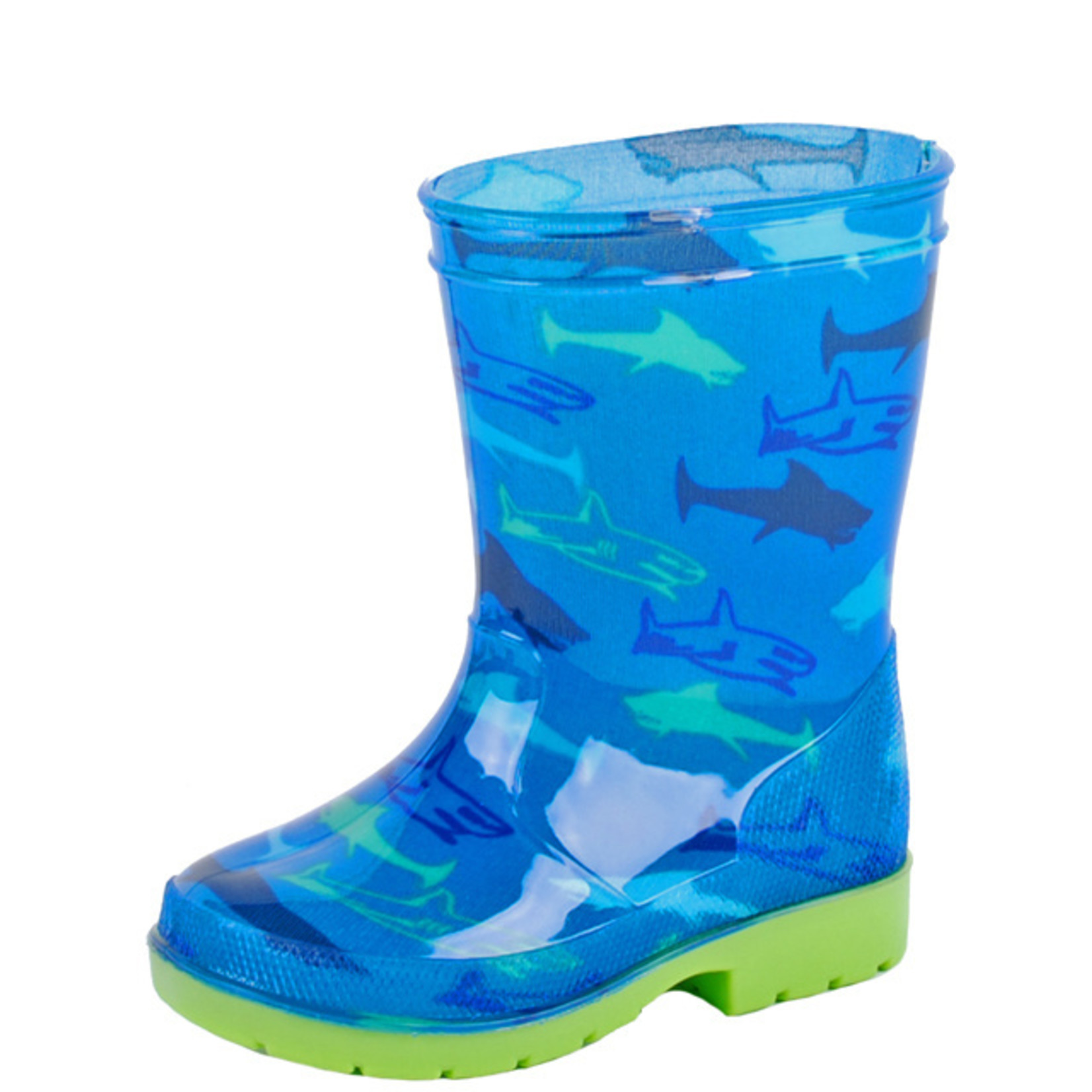 Gevavi Gevavi Haai kinderlaars blauw pvc
