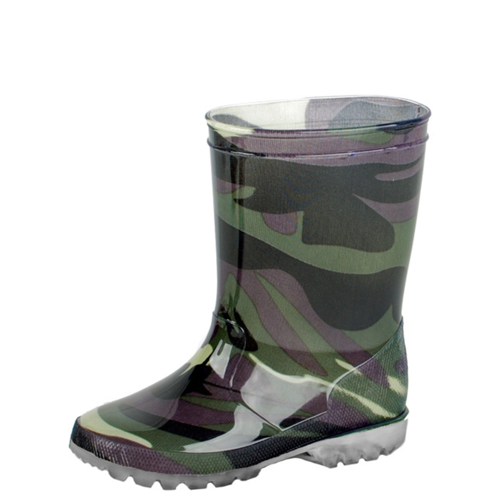 Gevavi Gevavi jungle kinderlaars groen pvc met ledlampjes