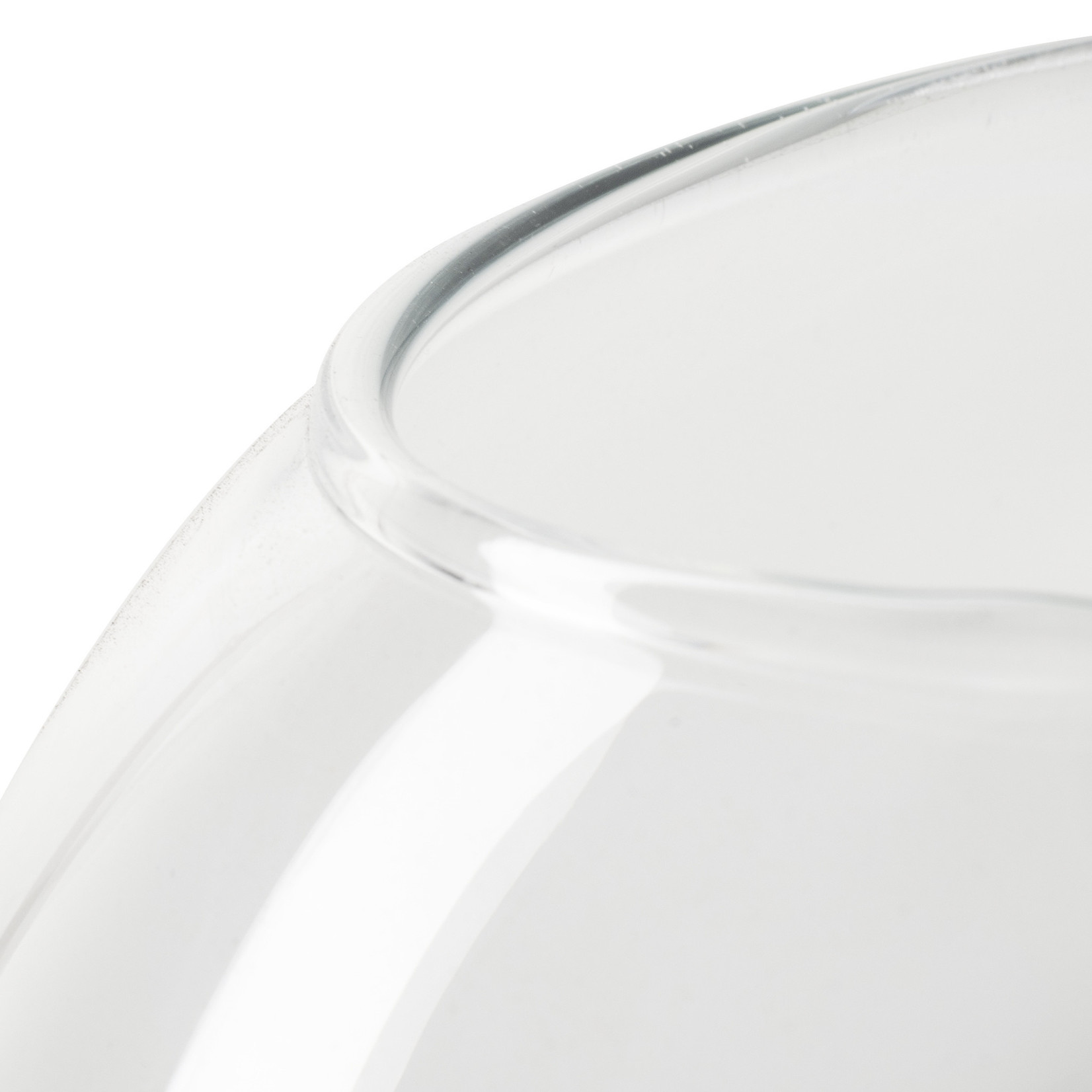 Ronde vaas 'Ryan' H22 D26 cm Transparant