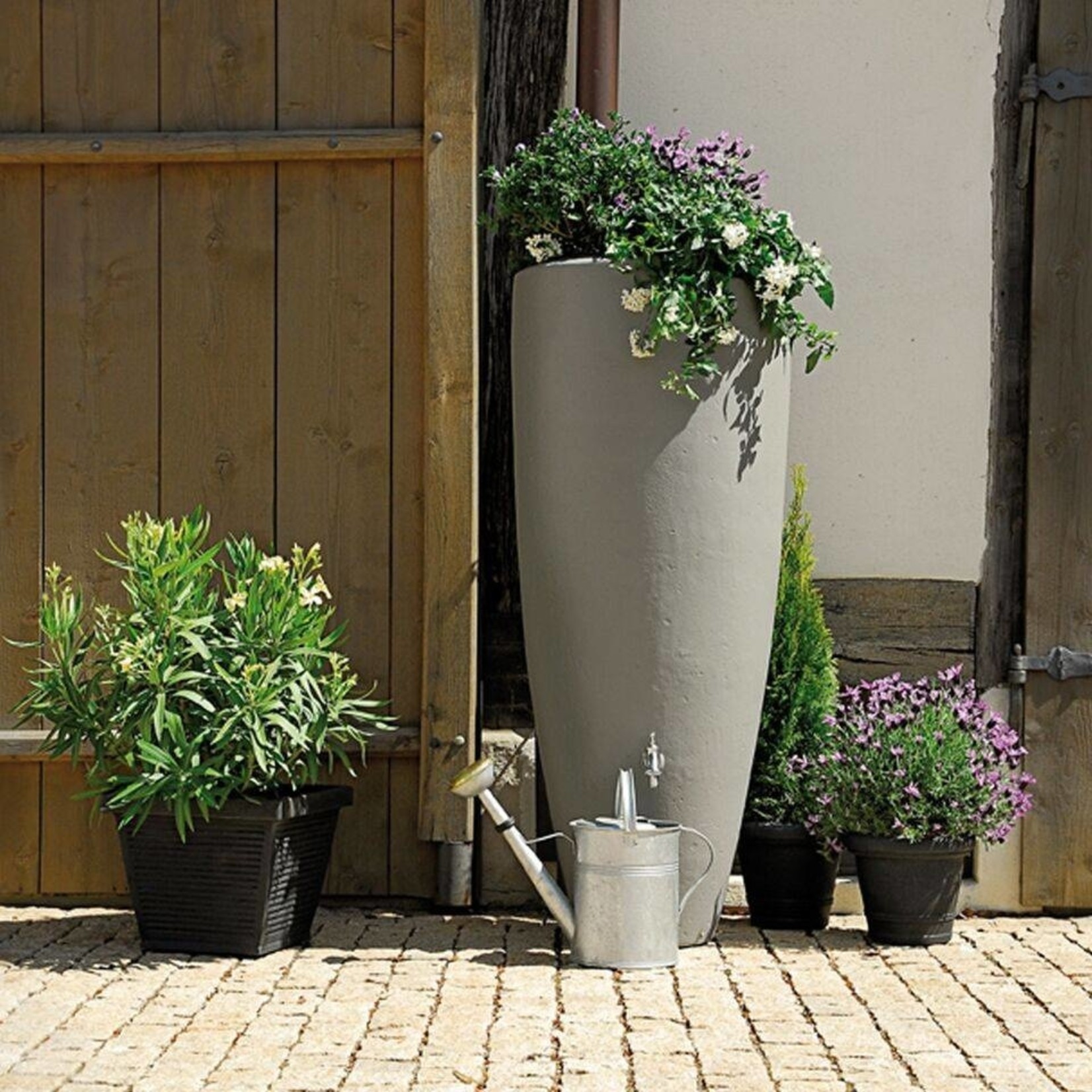 Garantia 2in1 regenton 300 ltr grijs