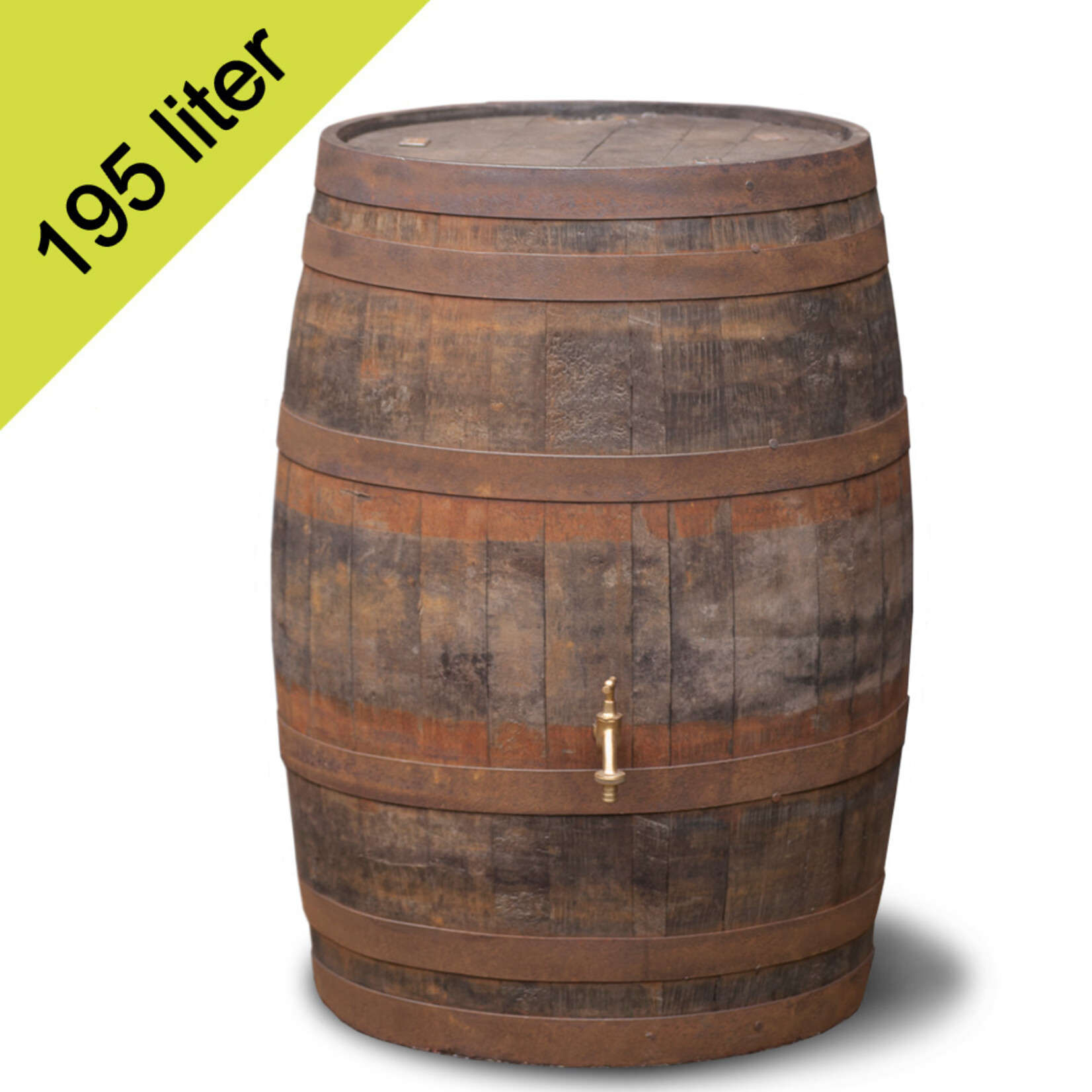 Ton Whiskey 195 liter hergebruik GEBORSTELD