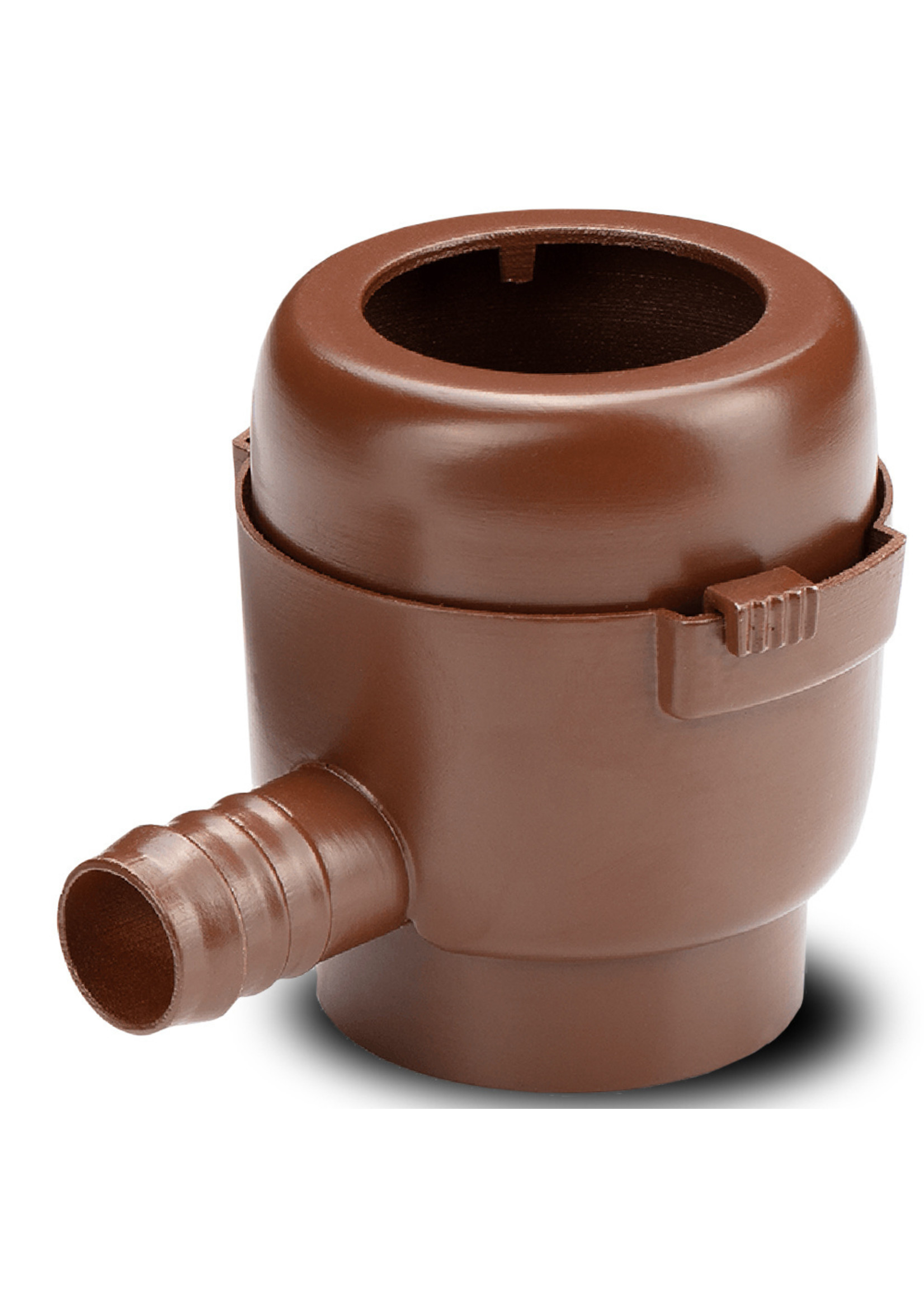 COM-FOUR® 4x dakgootbescherming voor regenpijpen, regenpijpbescherming voor gebladerte, bladeren, takken - perfect als bladzeef, bladzeef voor het opvangen van bladeren (2 stuks - stalen filter