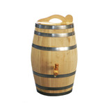 Ton 50 ltr kastanje kraan/handvat