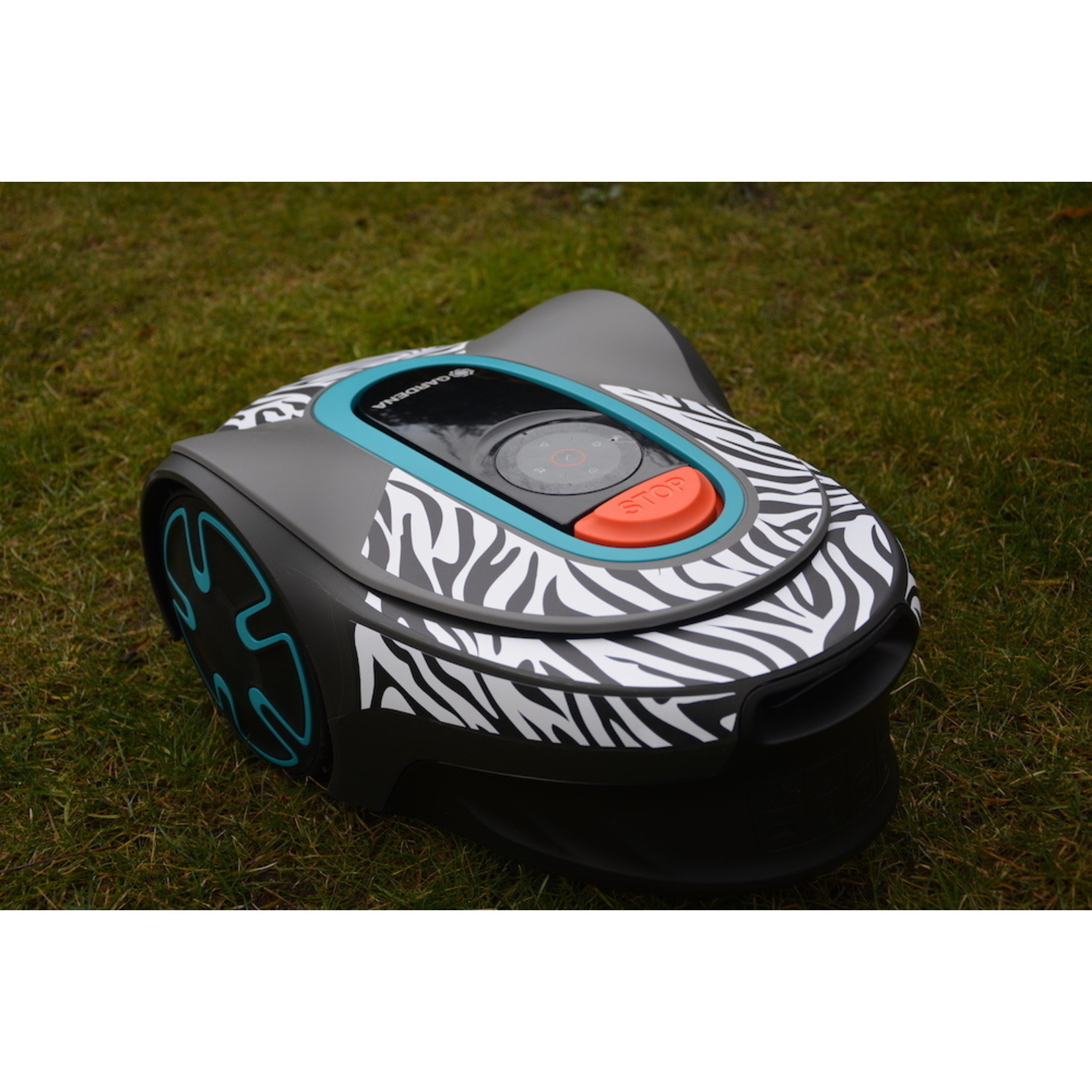 Twinckels Twinckels outfit voor Gardena Robotmaaier Sileno - Zebra 2
