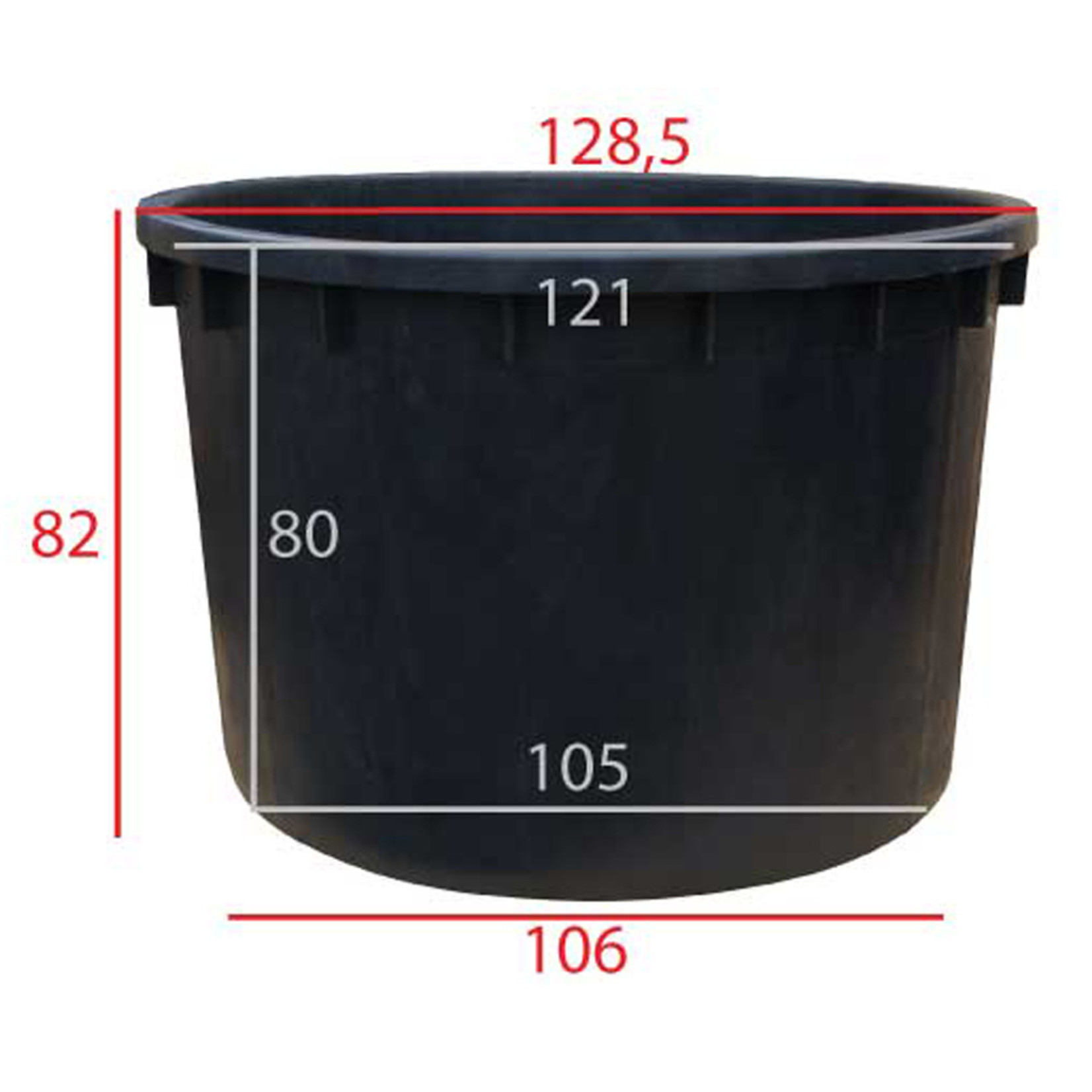 Boomkuip 750 liter √∏ 122 x h.82 cm