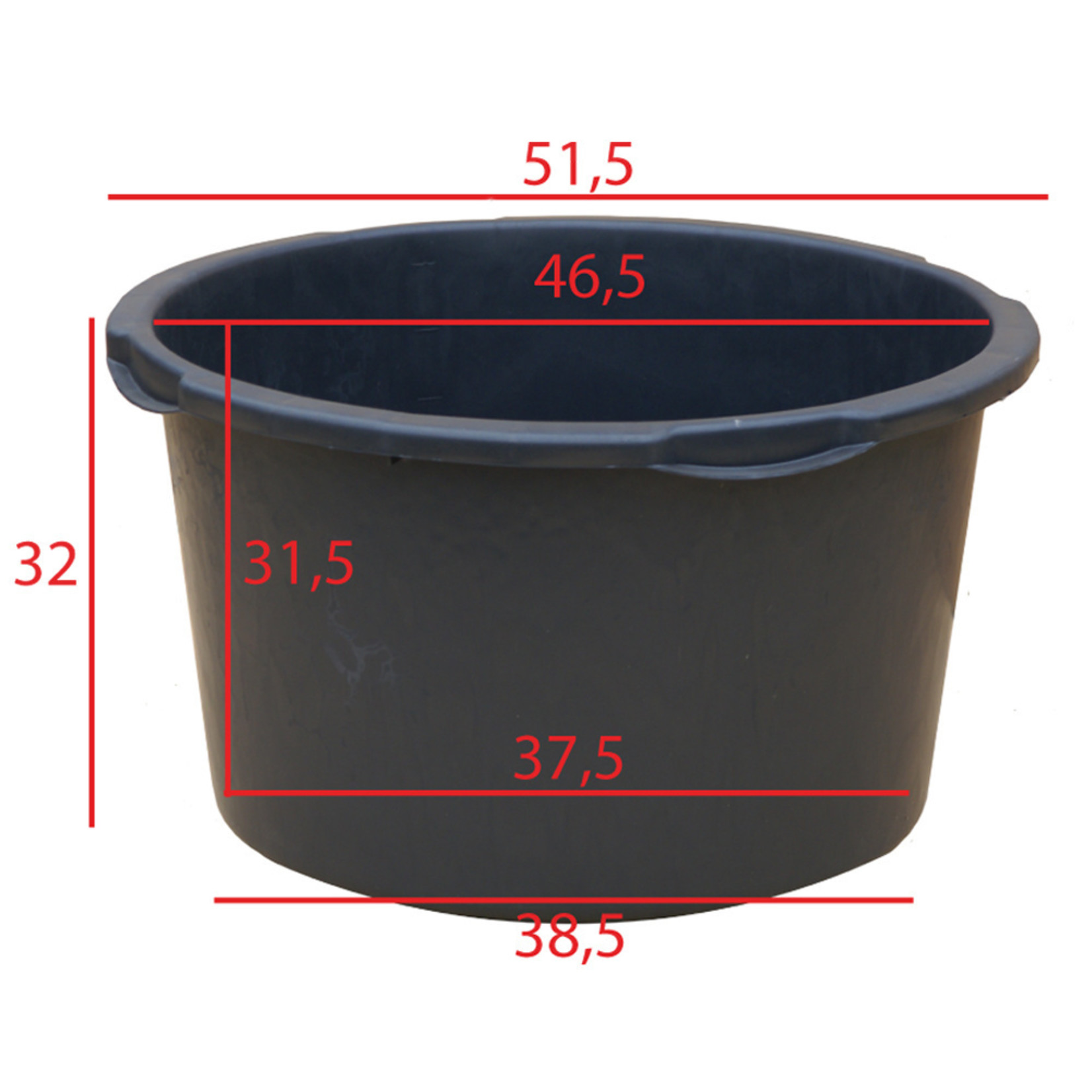 Kuip 45 liter √∏ 52 x h.33 cm