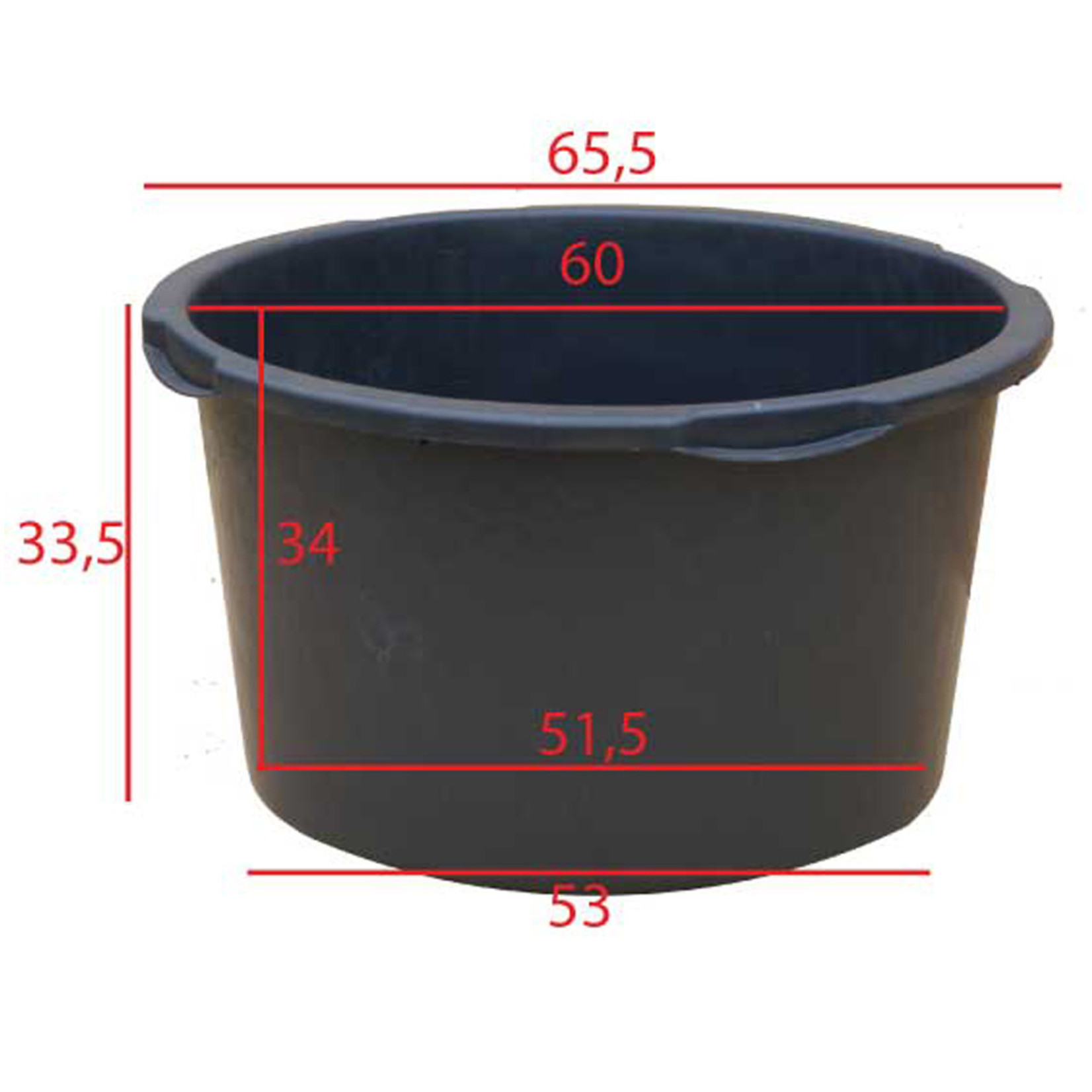 Kuip 90 liter √∏ 67 x h.35 cm