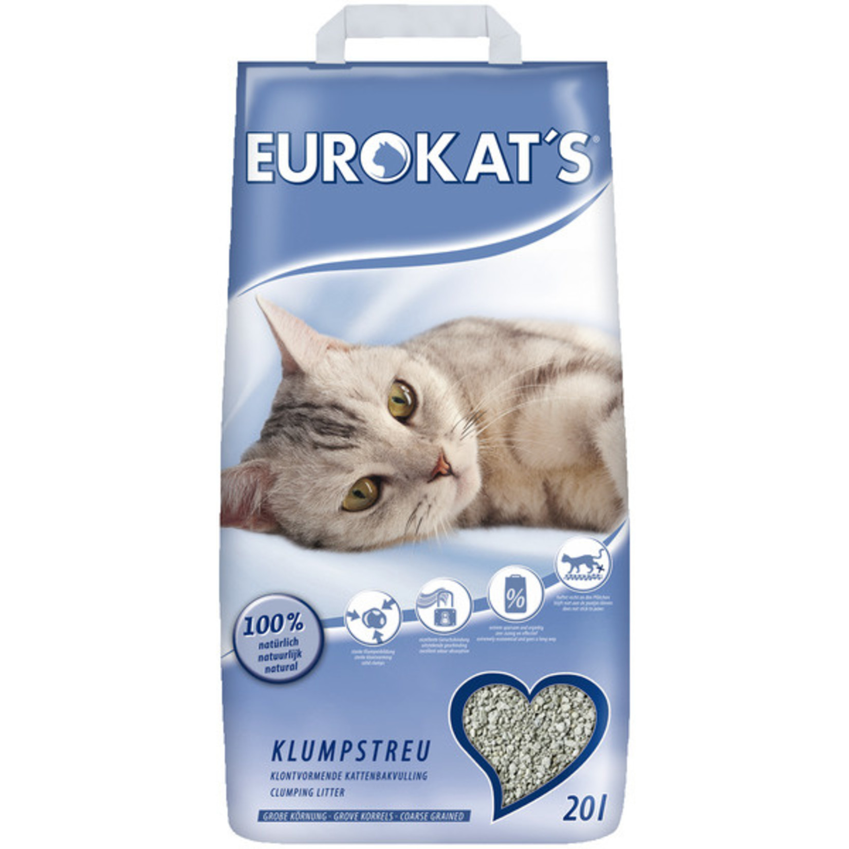 gimpet EUROKATS NATURE BLAUW 20 KG