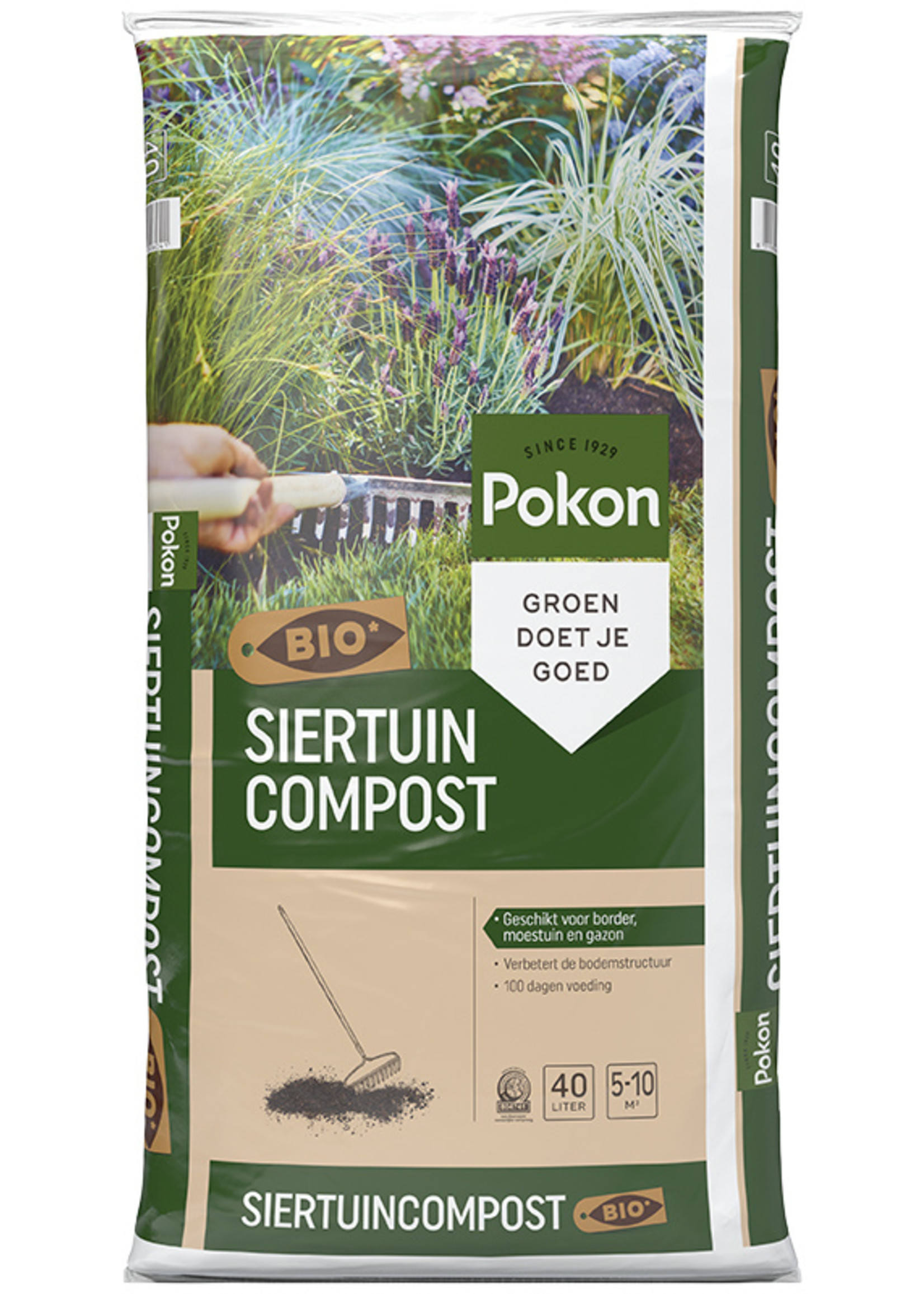 pokon Siertuincompost bio 40ltr