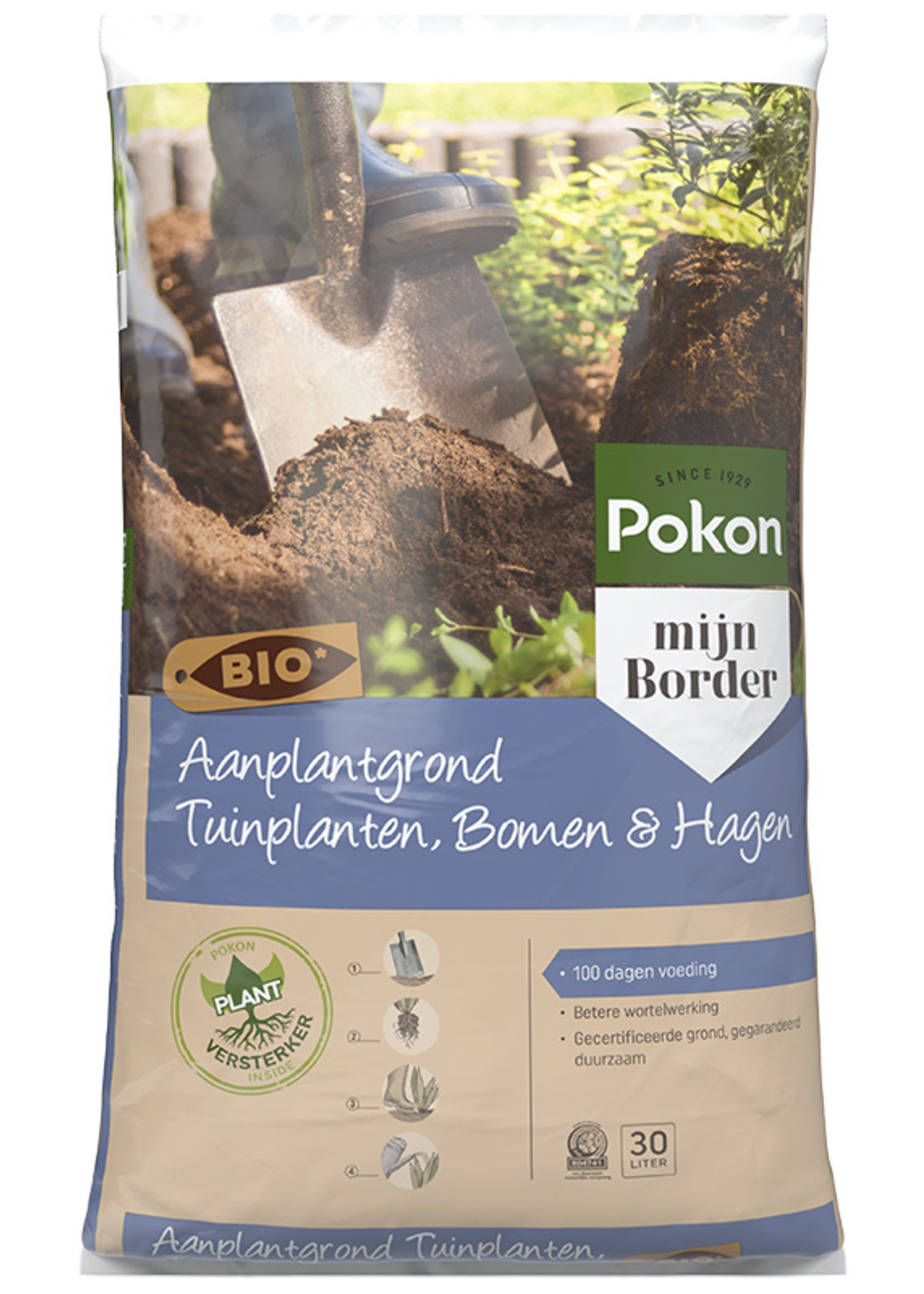 pokon Aanplantgrond Bio 30 ltr