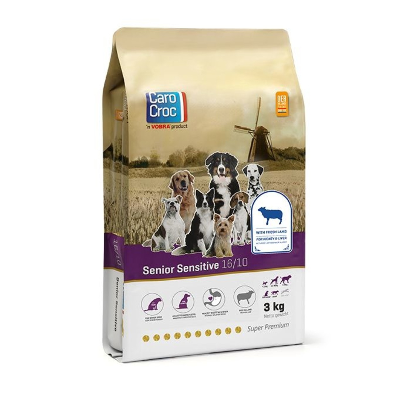 carocroc CaroCroc Senior Sensitive 3 kg