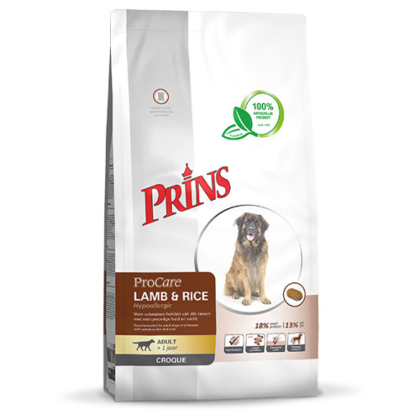 prins Prins ProCare croque hypoallergic lamb&rice 10kg