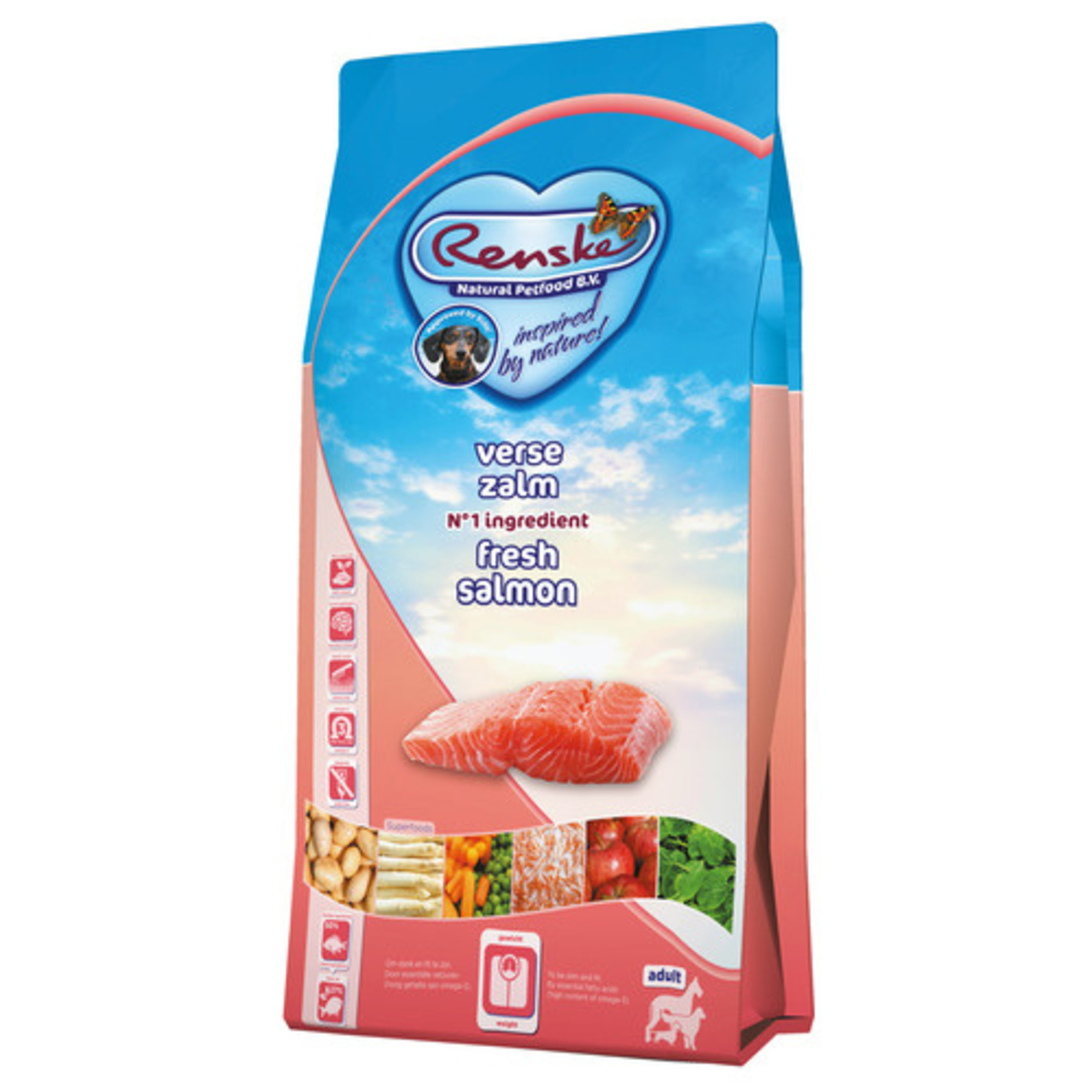 renske Renske droog hond adult graanvrij verse zalm 12kg