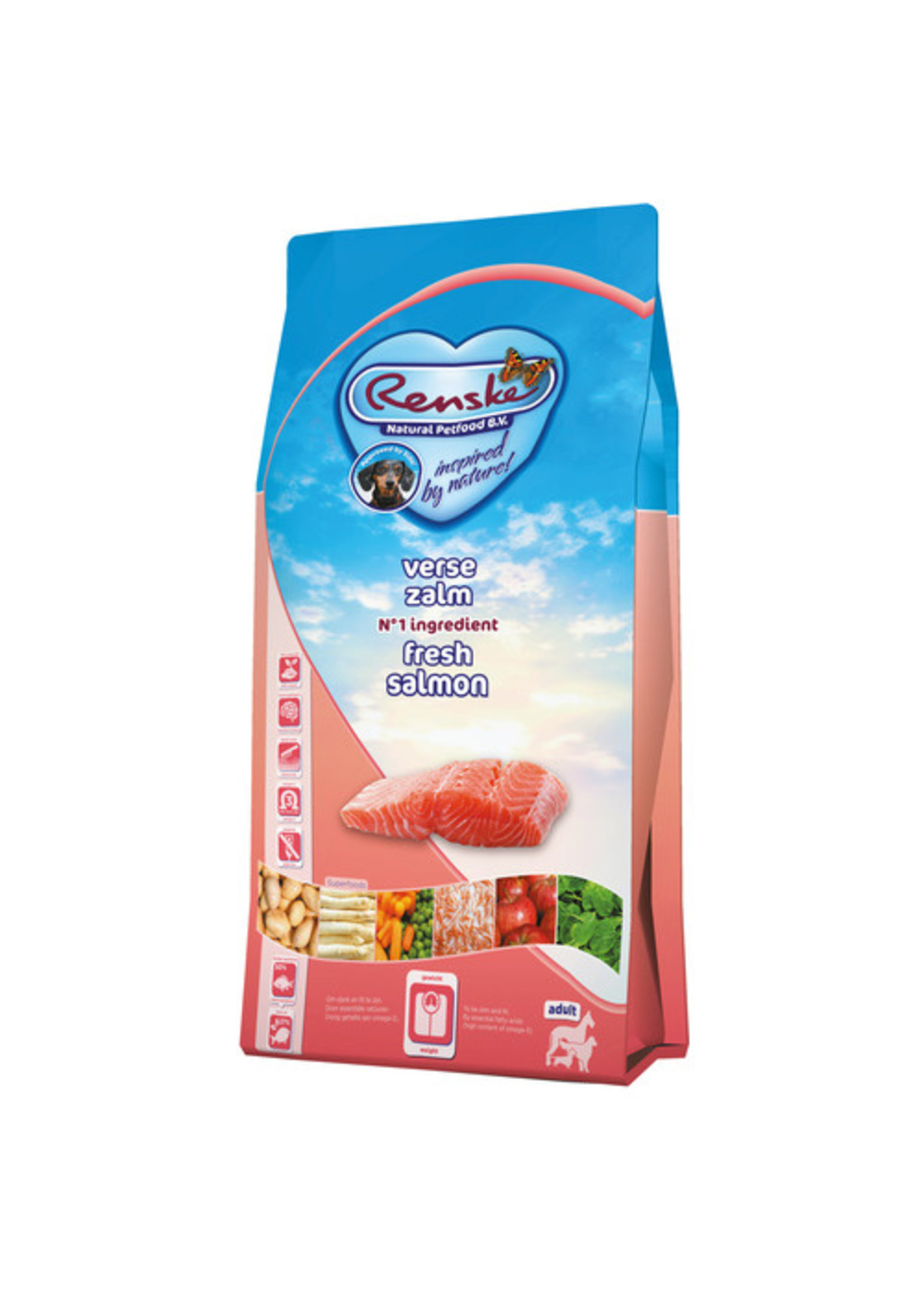 renske Renske droog hond adult graanvrij verse zalm 12kg