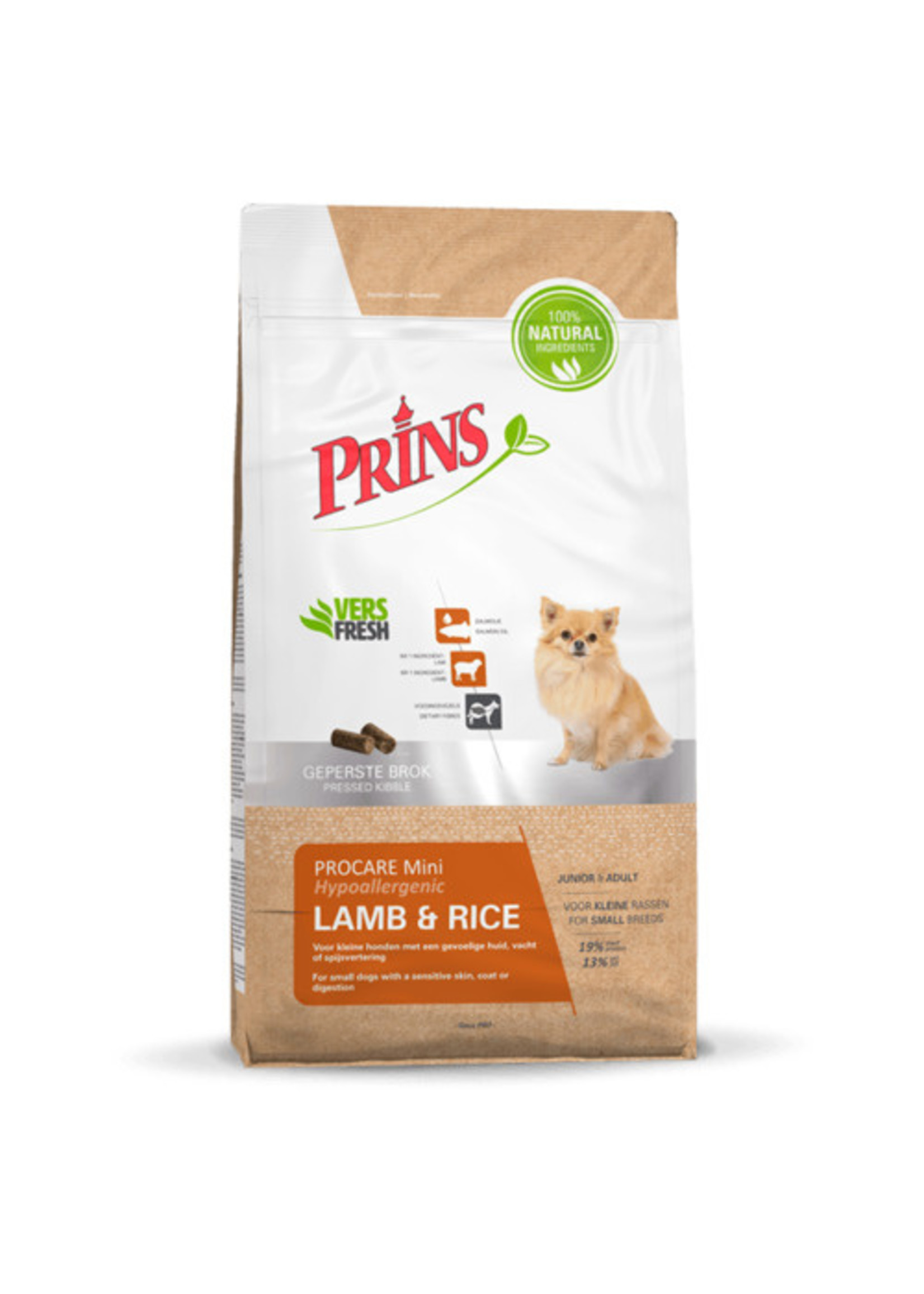prins Prins ProCare hypoallergic lamb&rice mini  3kg
