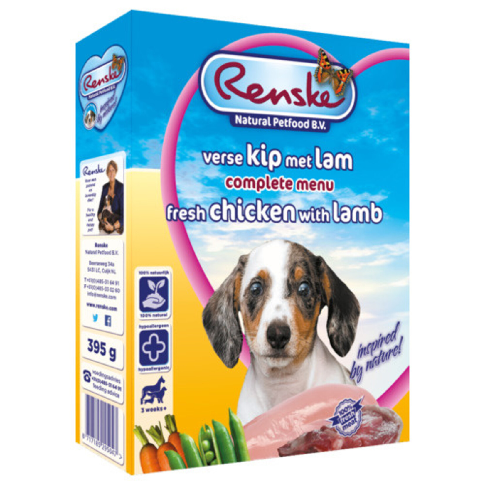 renske Renske vers puppy/junior kip&lam  395gr