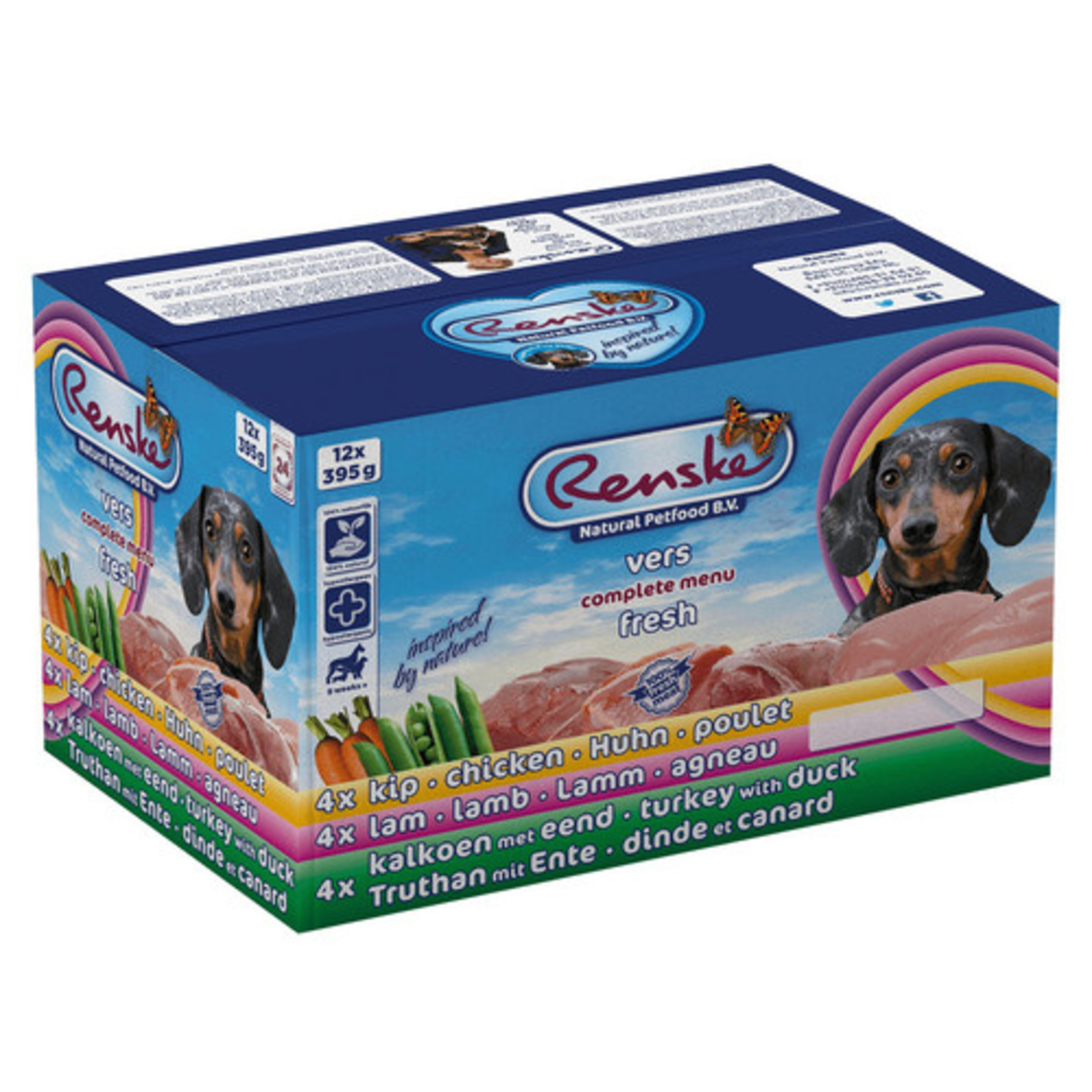 renske Renske vers hond adult multidoos mix mp  12x395gr