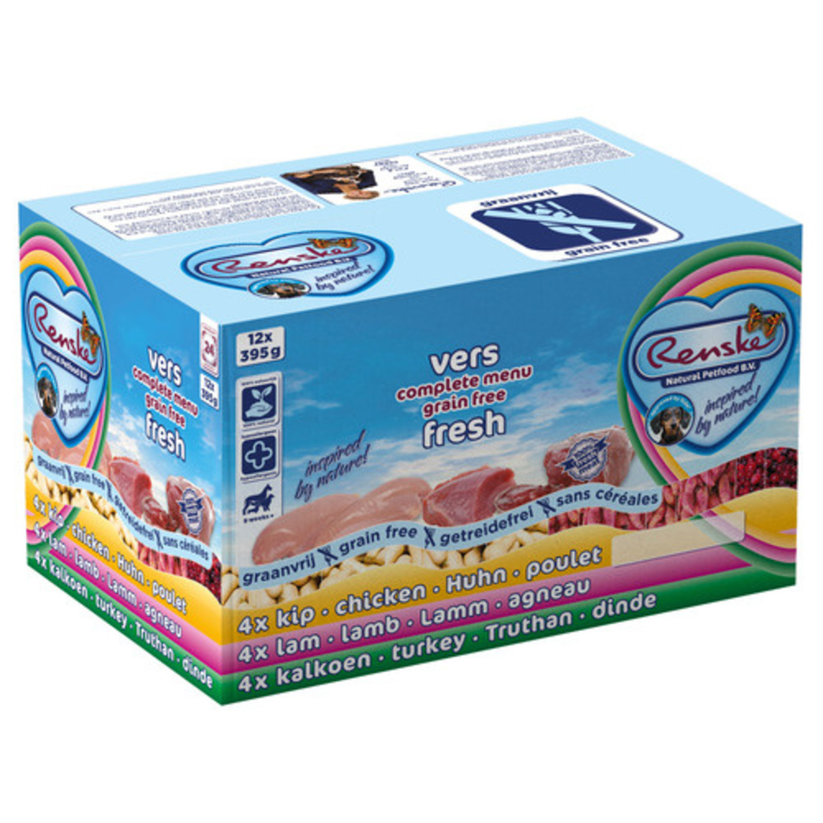 renske Renske vers hond adult graanvrij mix mp  12x395gr
