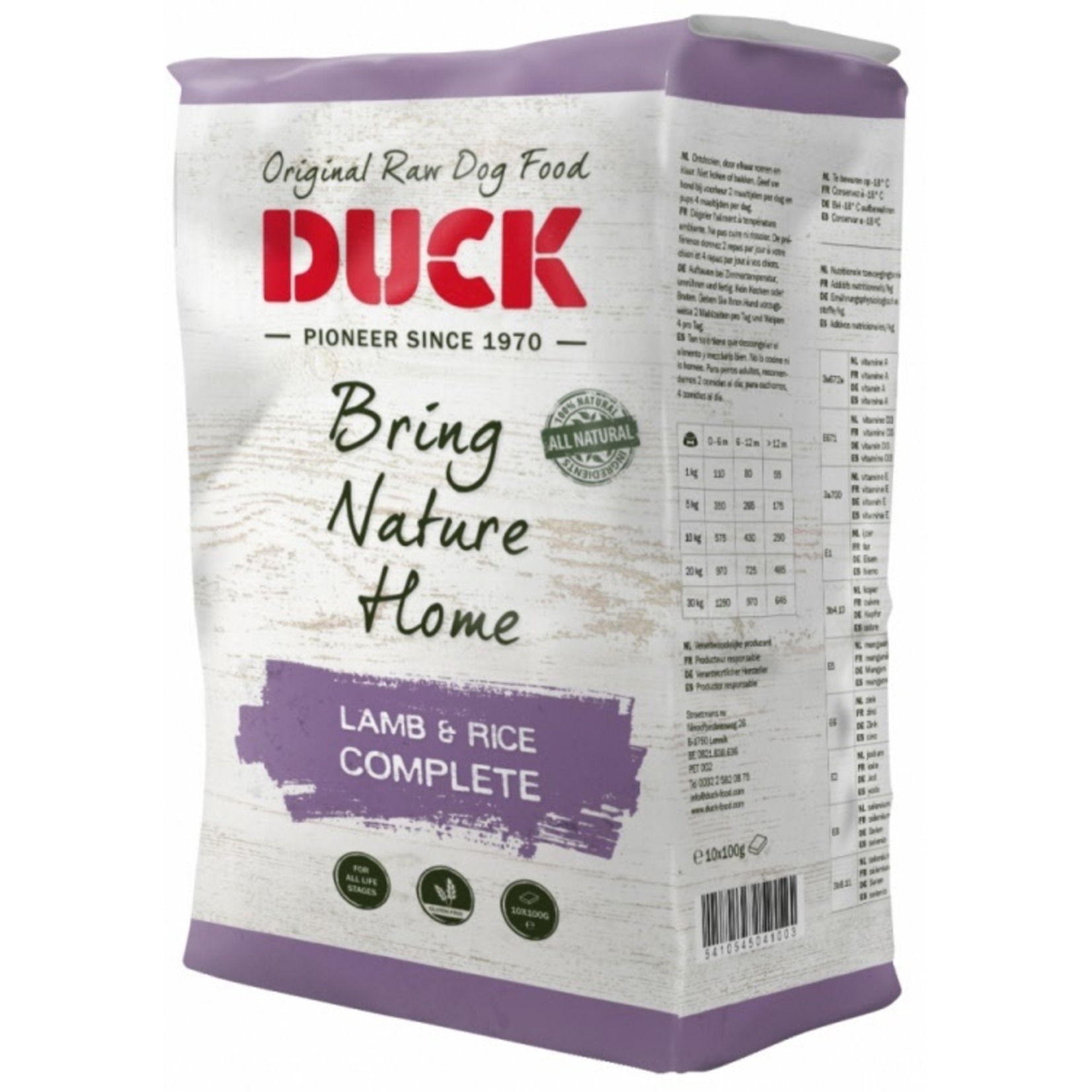duck Duck lamb&rice complete 10x100gr