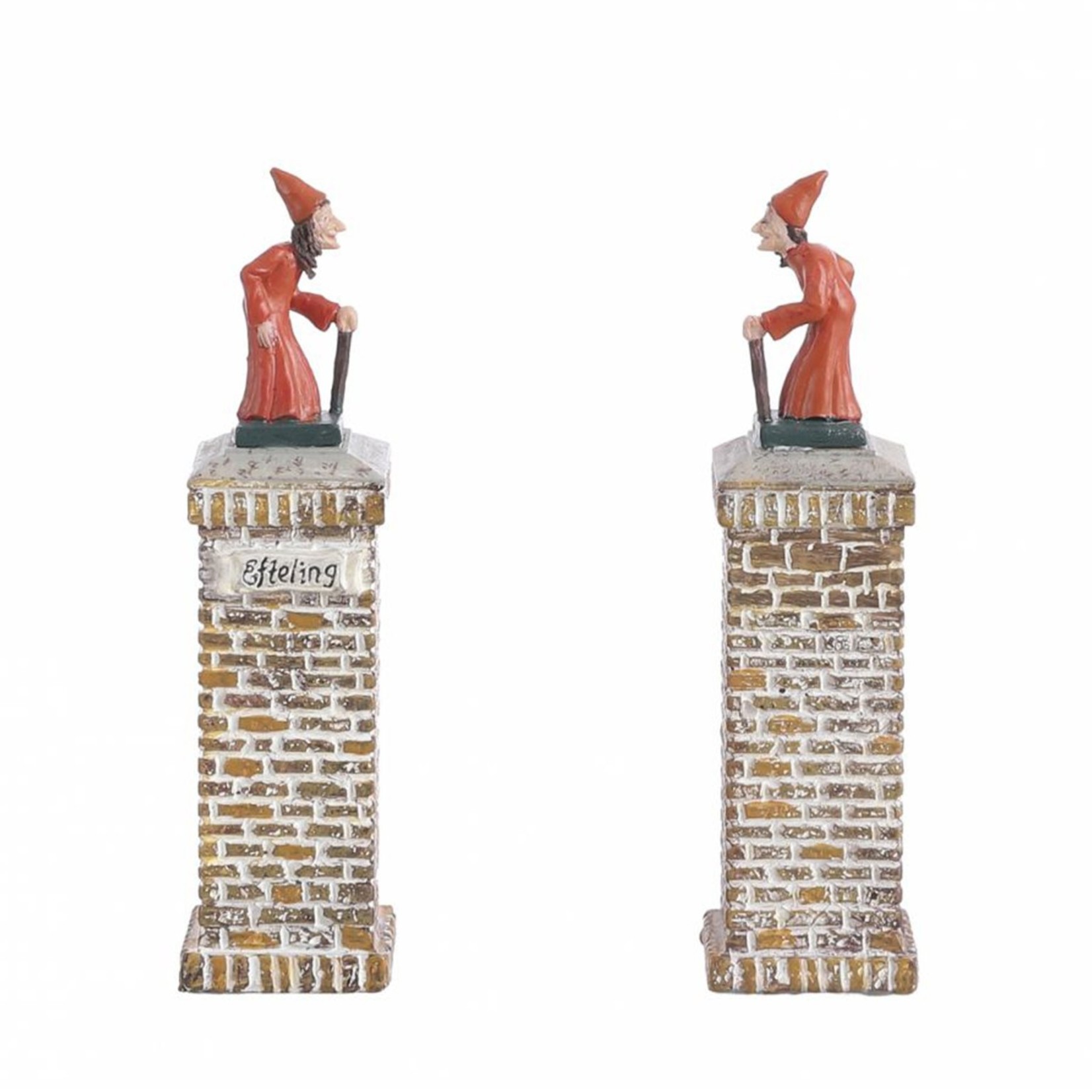 Luville EFTELING heks op sokkel (2 stuks)