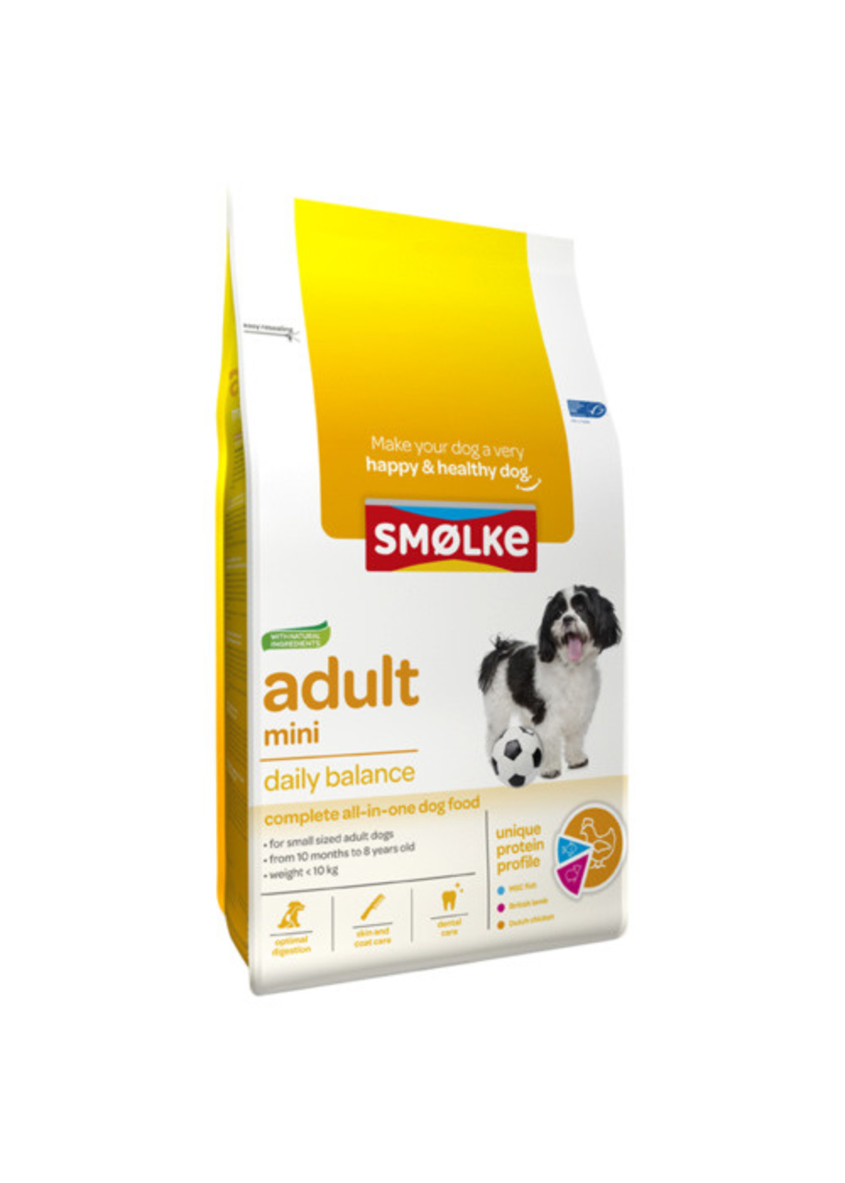 Sm‚Äö√Ñ‚à´lke Sm‚Äö√Ñ‚à´lke hond adult mini  3kg