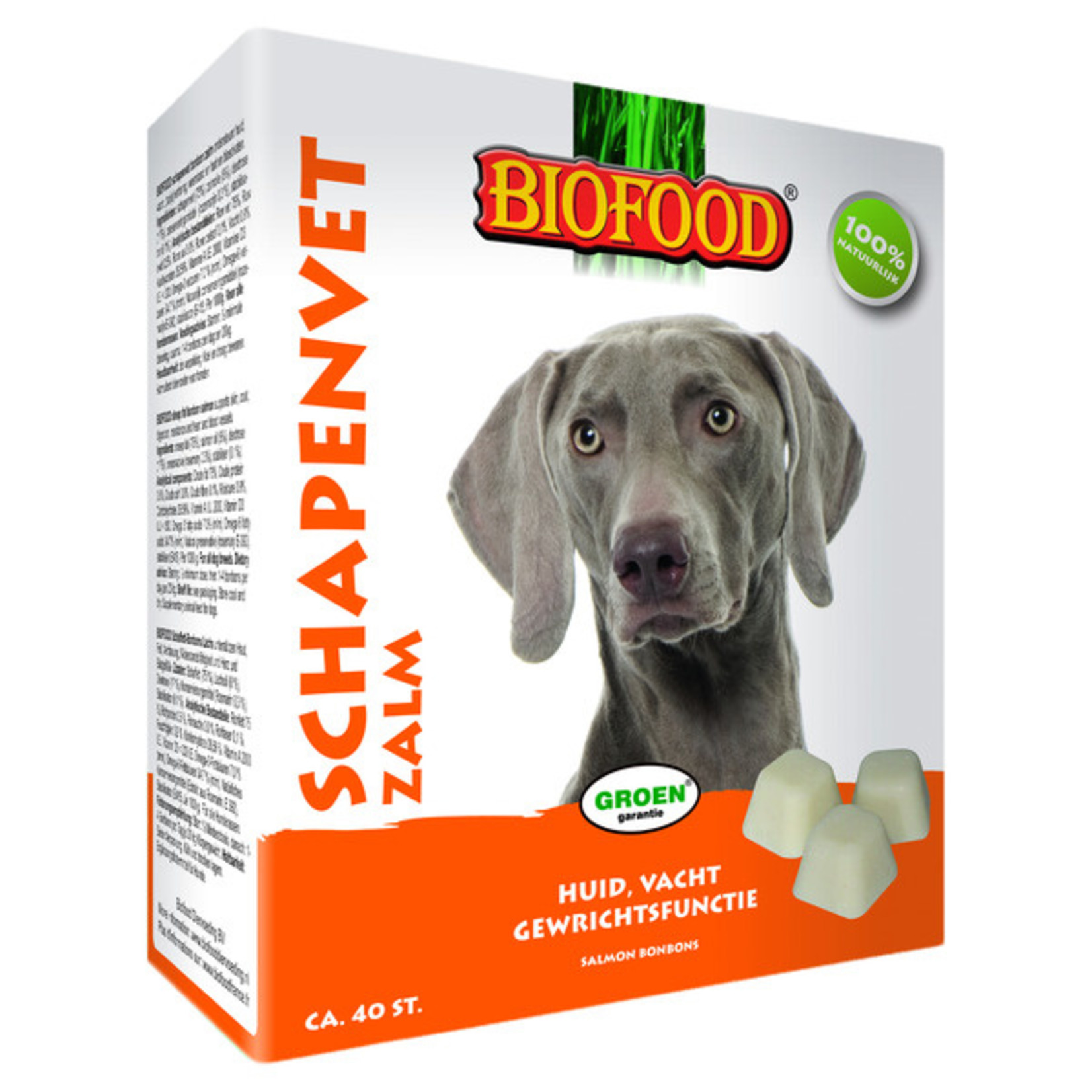Biofood Biofood schapenvet maxi zalm 40st