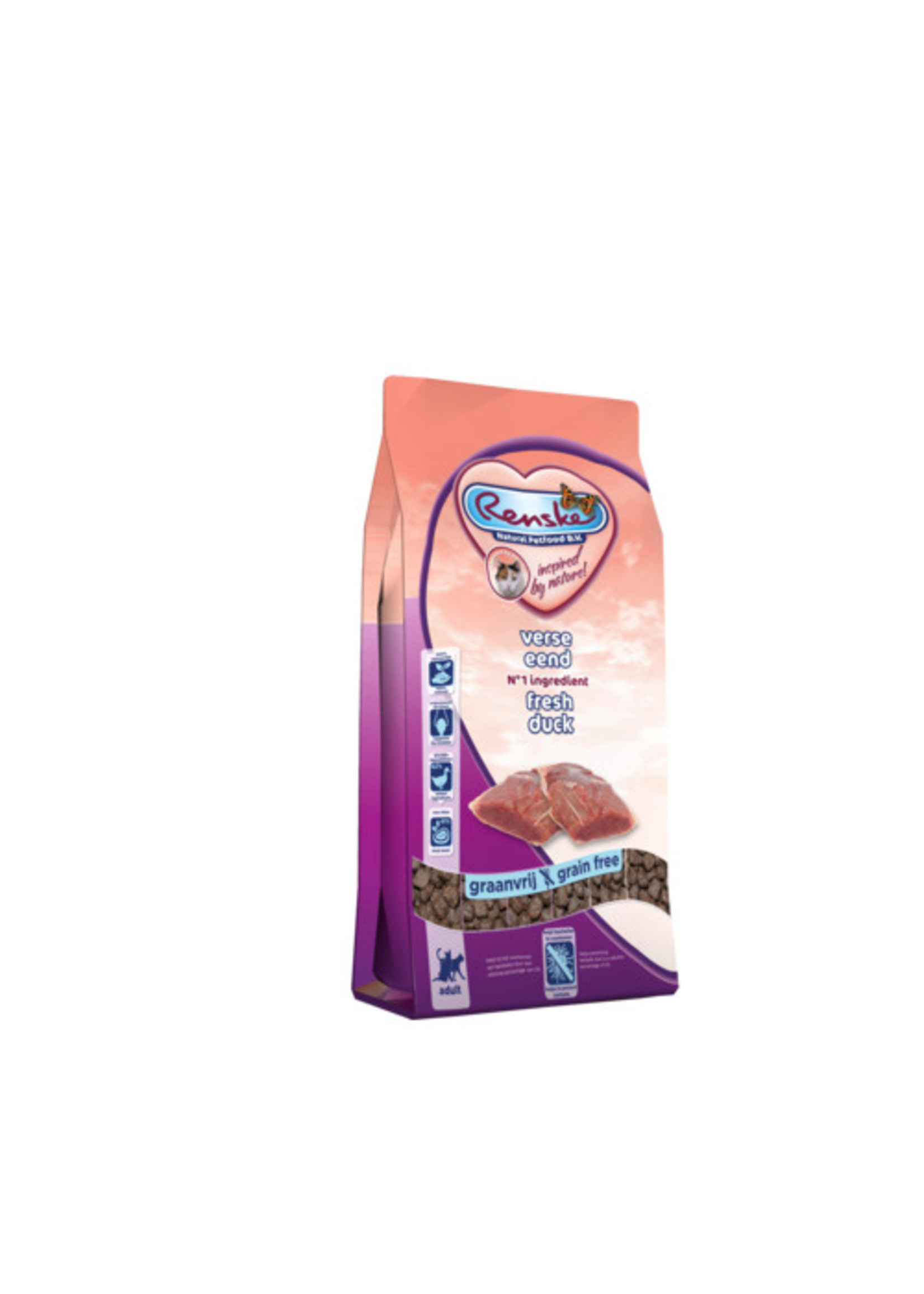 renske Renske Super Premium droog kat adult eend  400gr