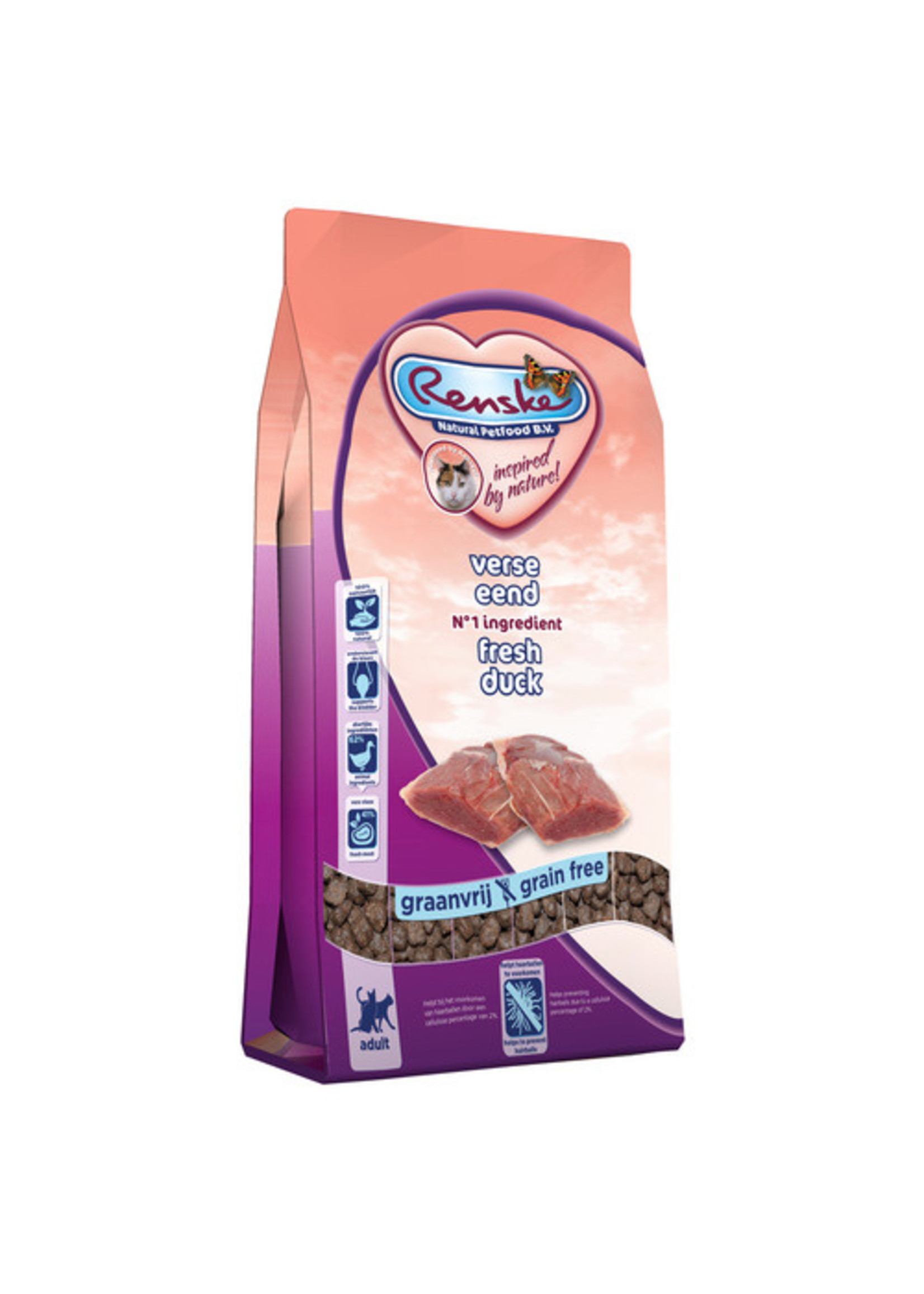 renske Renske Super Premium droog kat adult eend  1,5kg