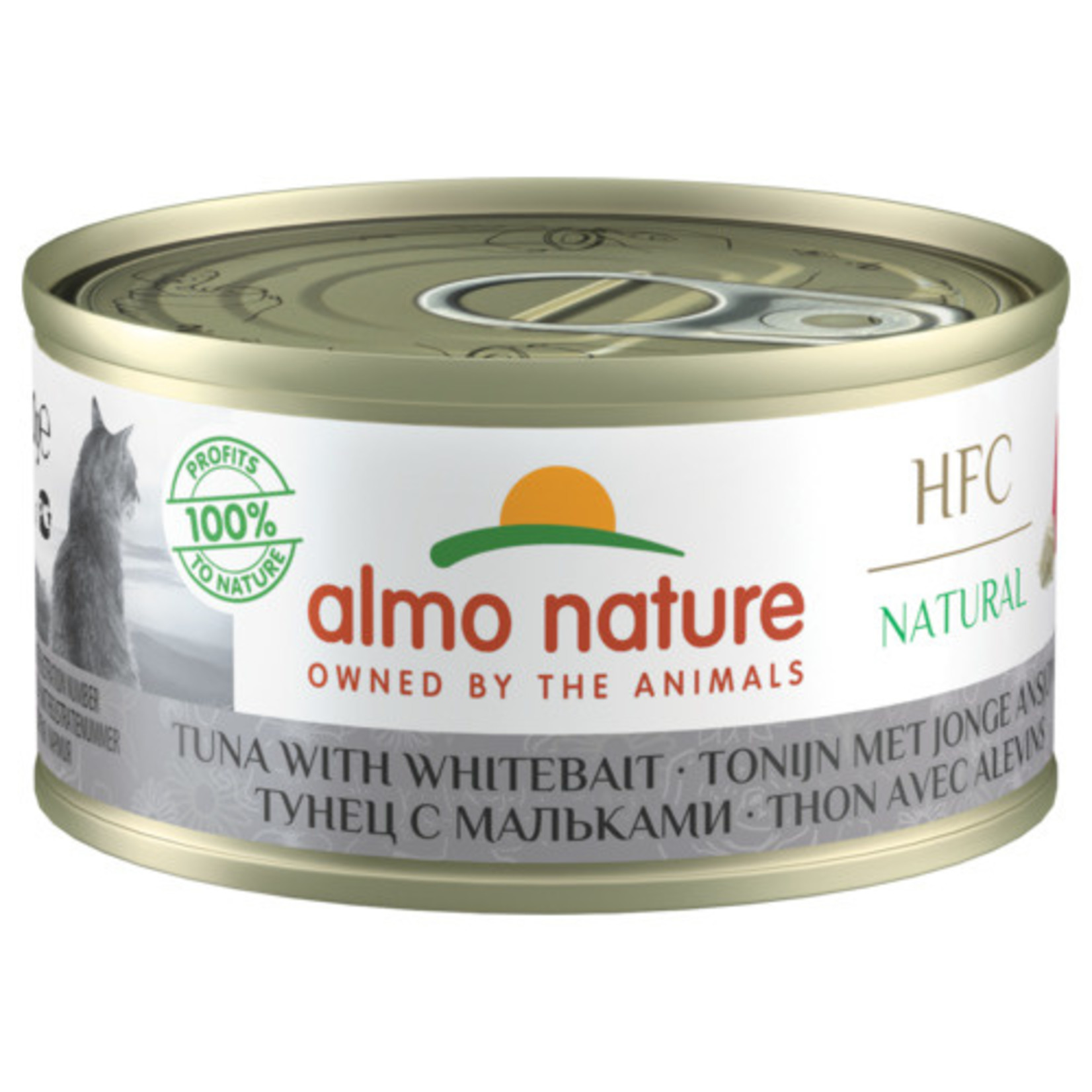 Almo nature Almo Nature HFC cat tonijn&jonge ansjovis \ 70gr