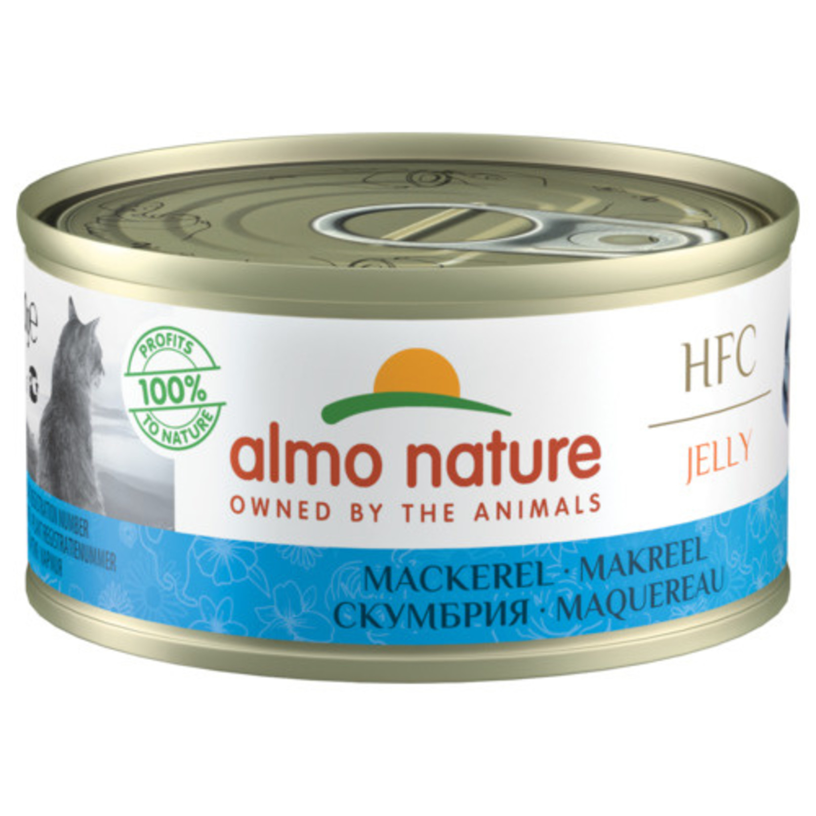 Almo nature Almo Nature HFC cat jelly makreel  70gr