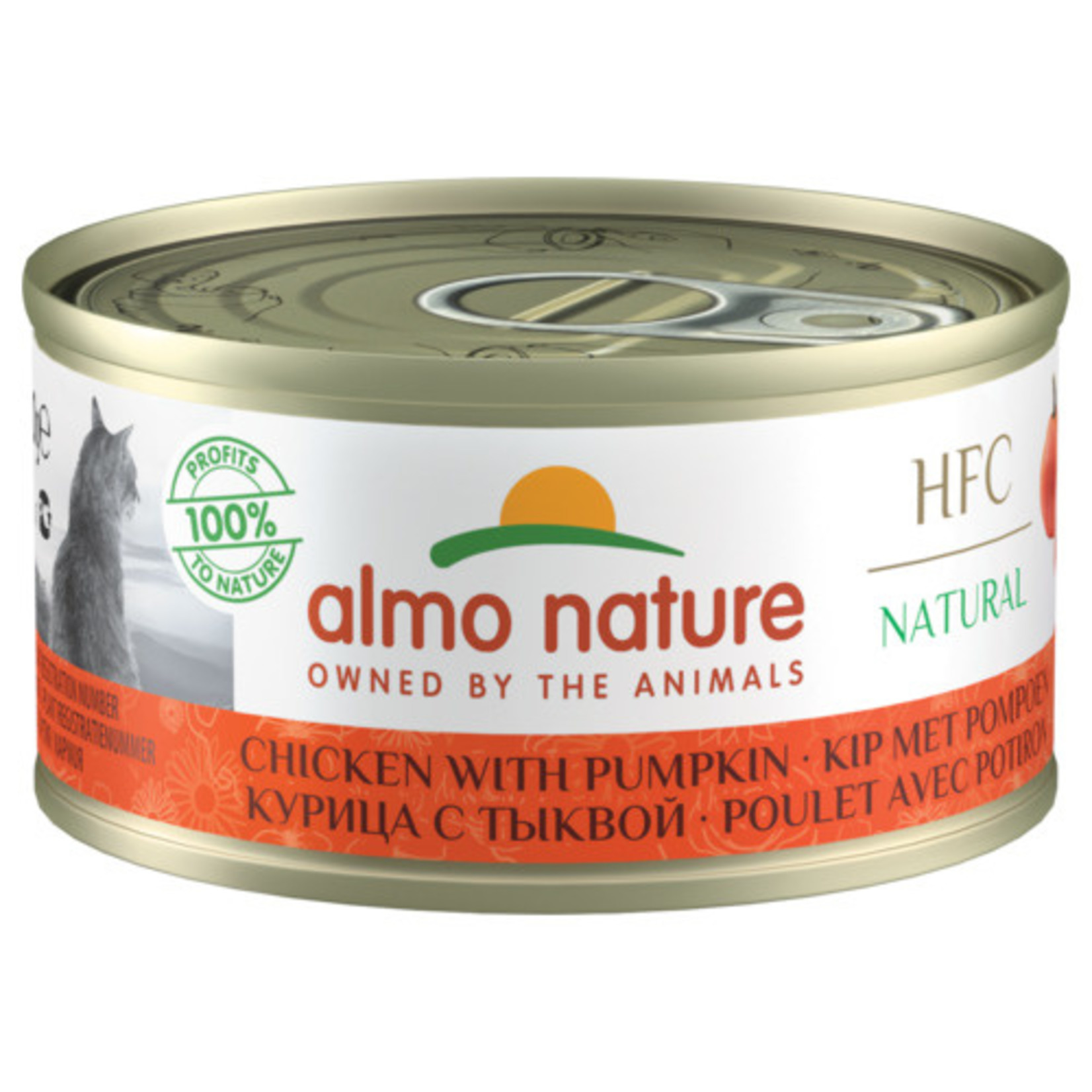 Almo nature Almo Nature HFC cat kip&pompoen  70gr