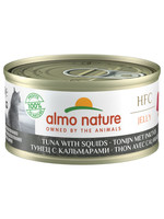 Almo nature Almo Nature HFC cat jelly tonijn&inktvis  70gr