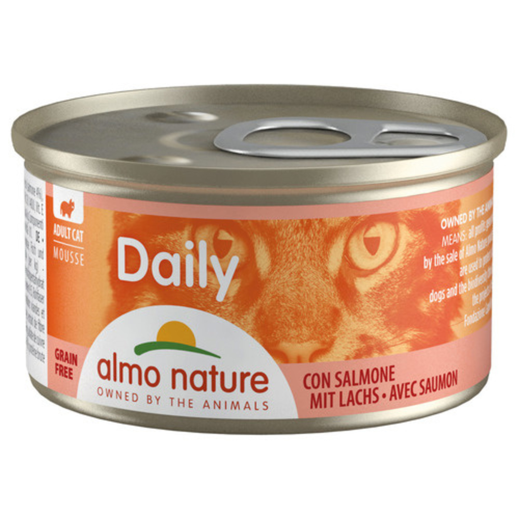 Almo nature Almo Nature Dailymenu cat mousse zalm  85gr