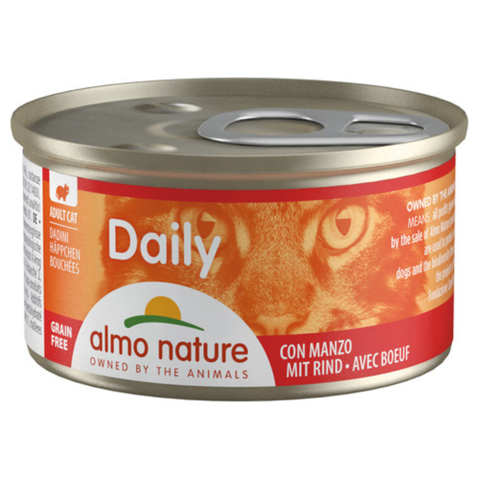 Almo nature Almo Nature Dailymenu cat brokjes rund  85gr