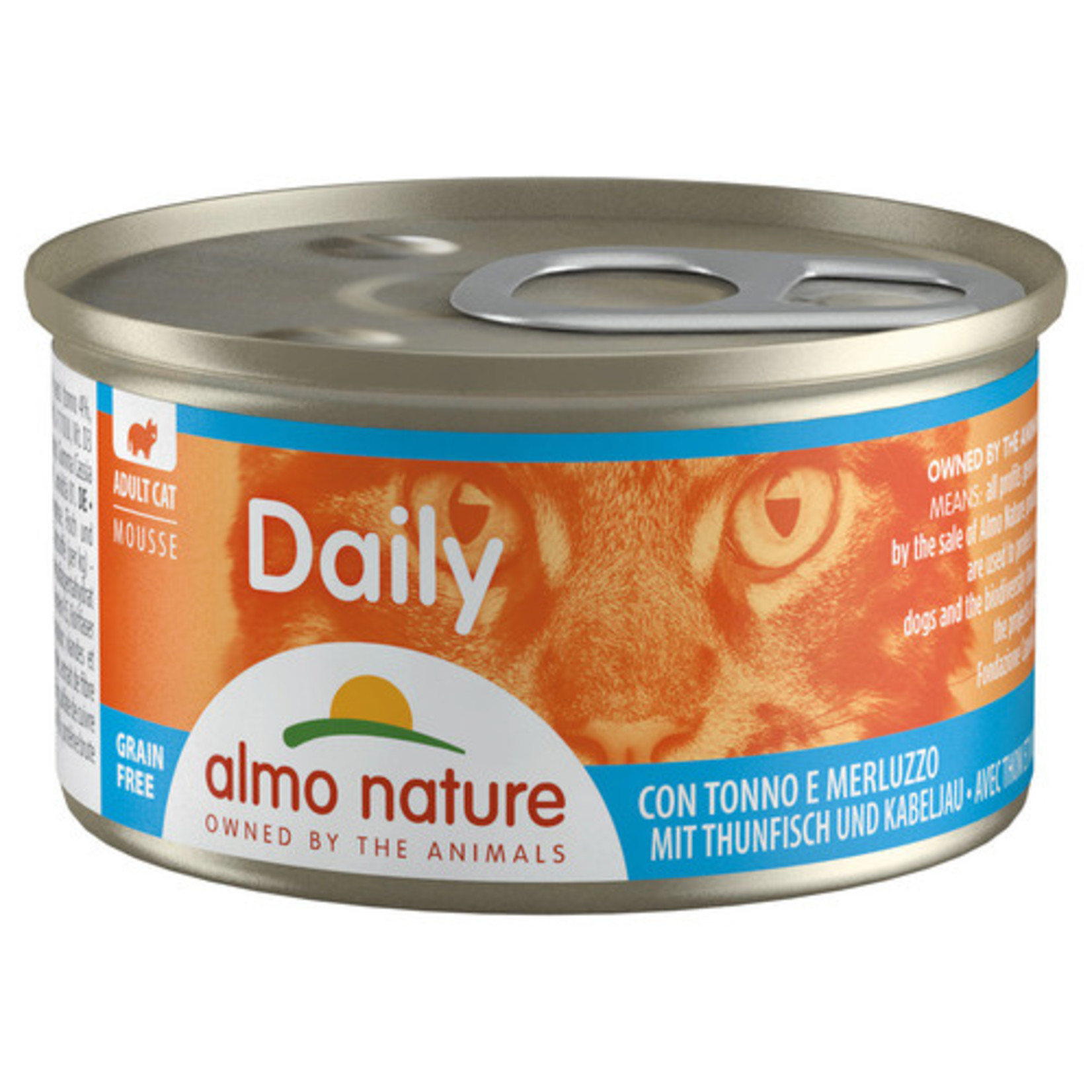 Almo nature Almo Nature Dailymenu cat mousse tonijn&kabeljauw  85gr